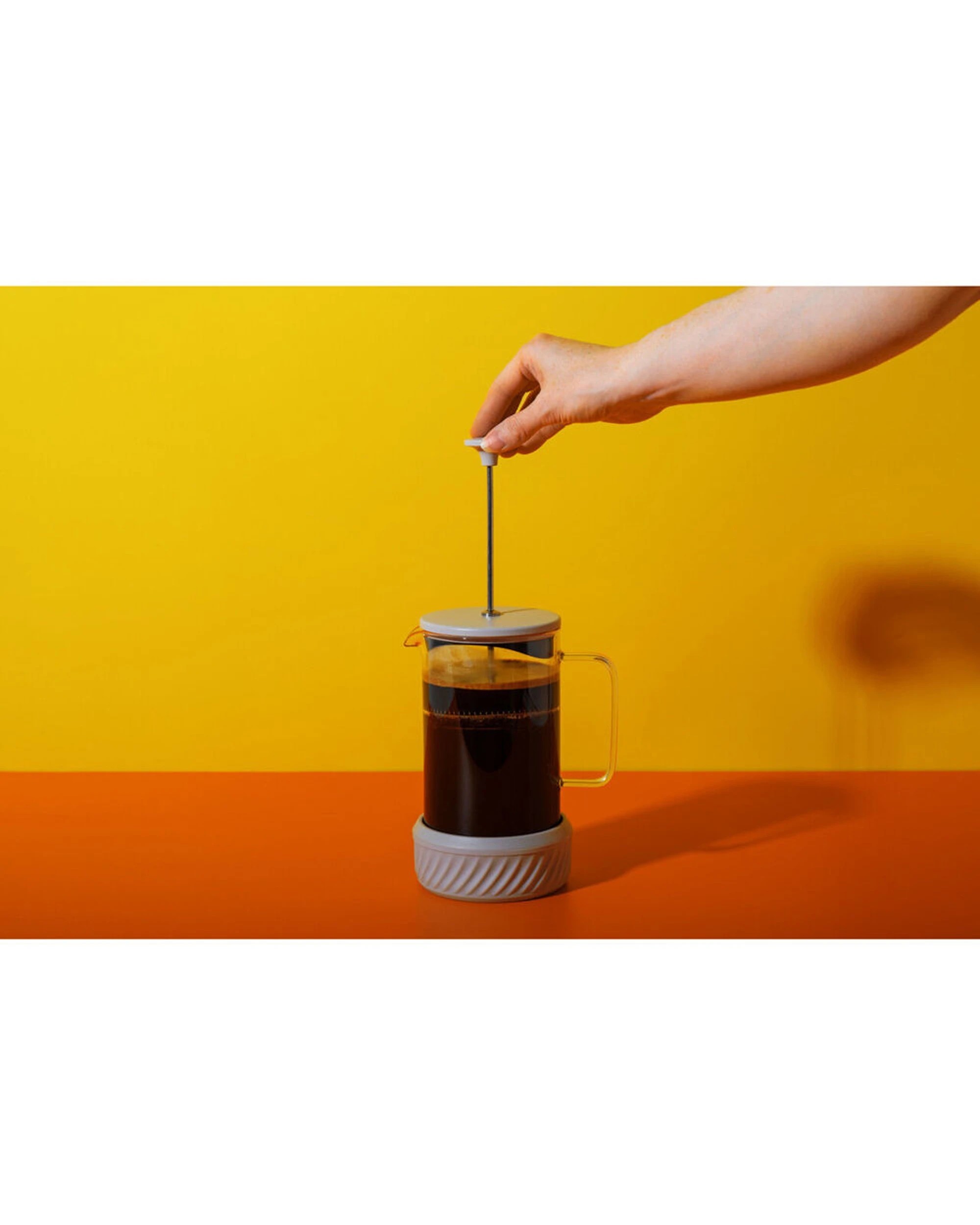 4 La Cafetiere Zero 3-Cup No Mess French Press 3pc Set - Brown, 4 of 8