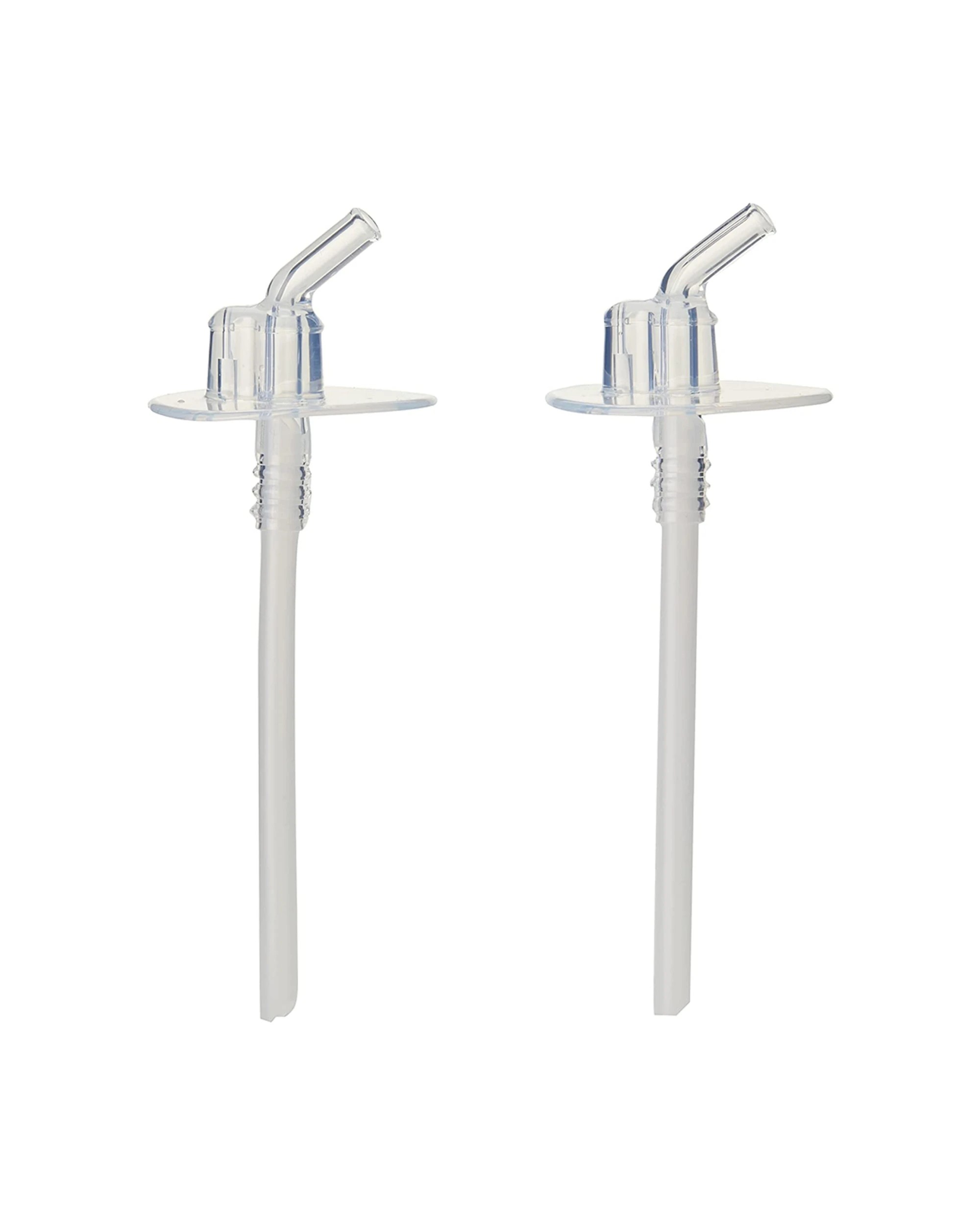 1 2pc Thermos Replacement Straws/mouth Pieces For Funtainer Bottles W/carry Loop
 - Clear, 1 of 3