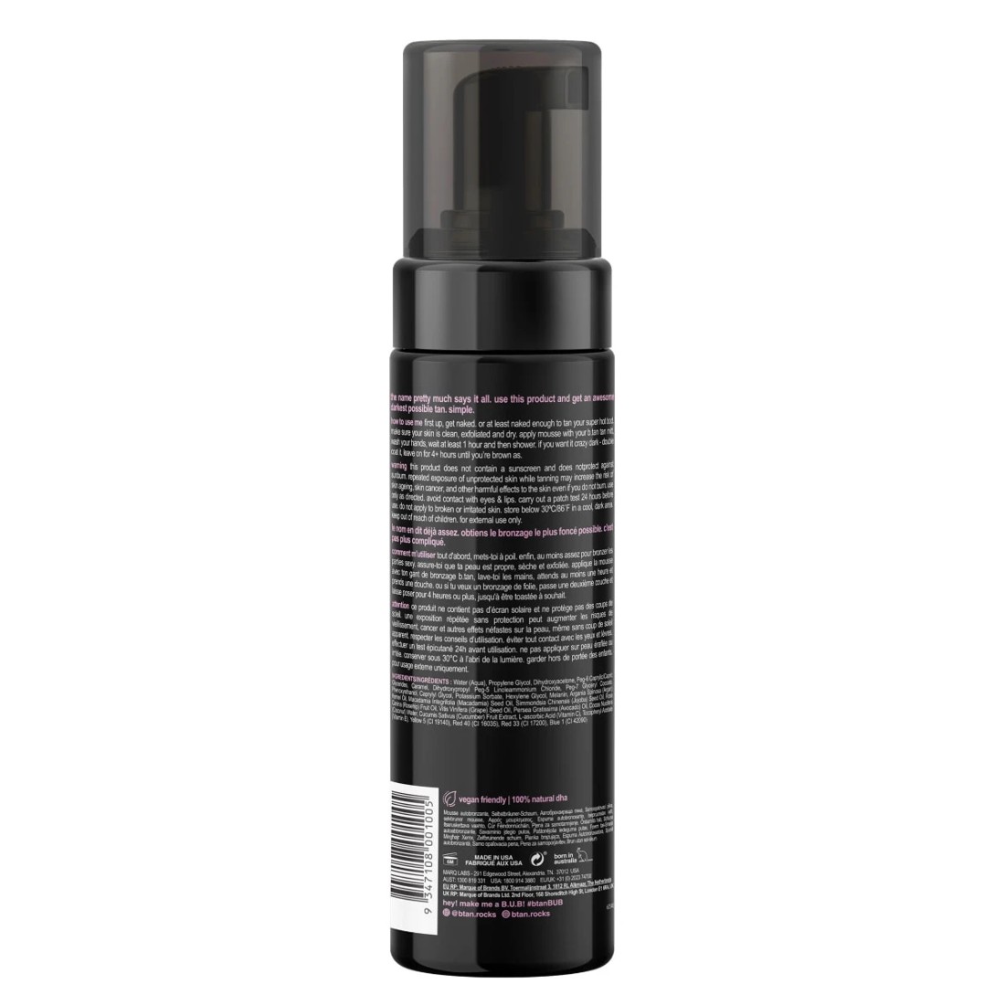 2 b.tan I Want the Darkest Tan Possible Self Tan Mousse 200ml, 2 of 5