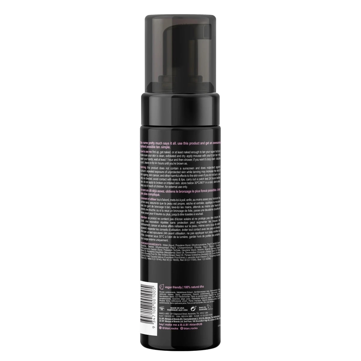 2 b.tan I Want the Darkest Tan Possible Self Tan Mousse 200ml, 2 of 5