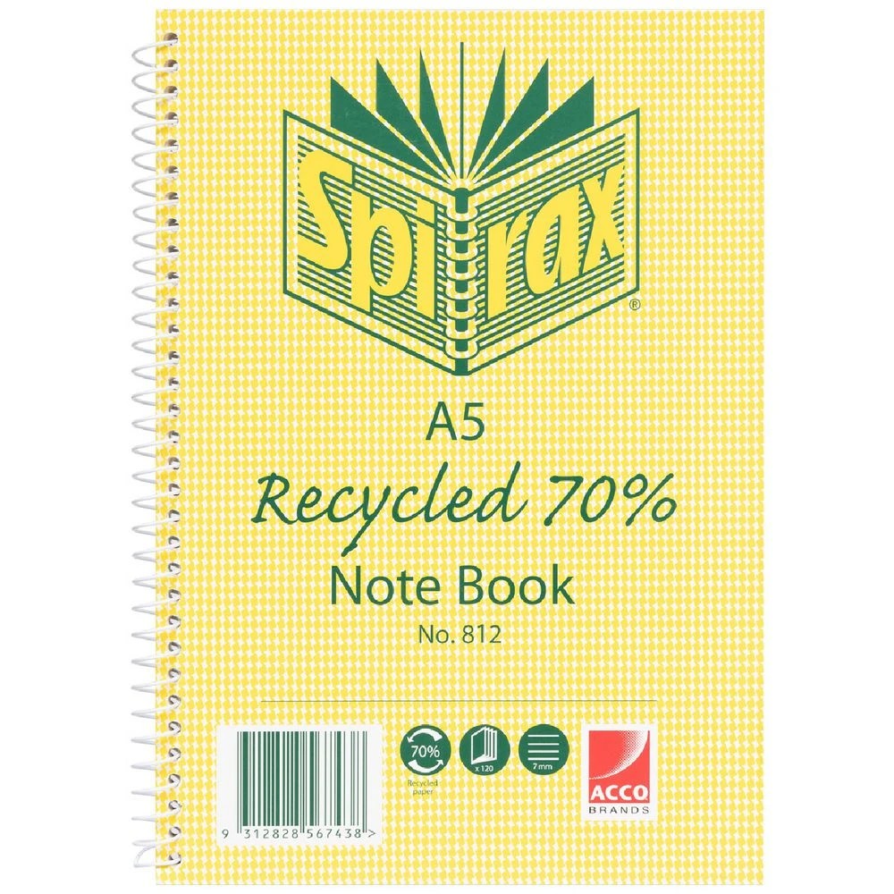 1 Spirax No.812 A5 Notebook, 1 of 2