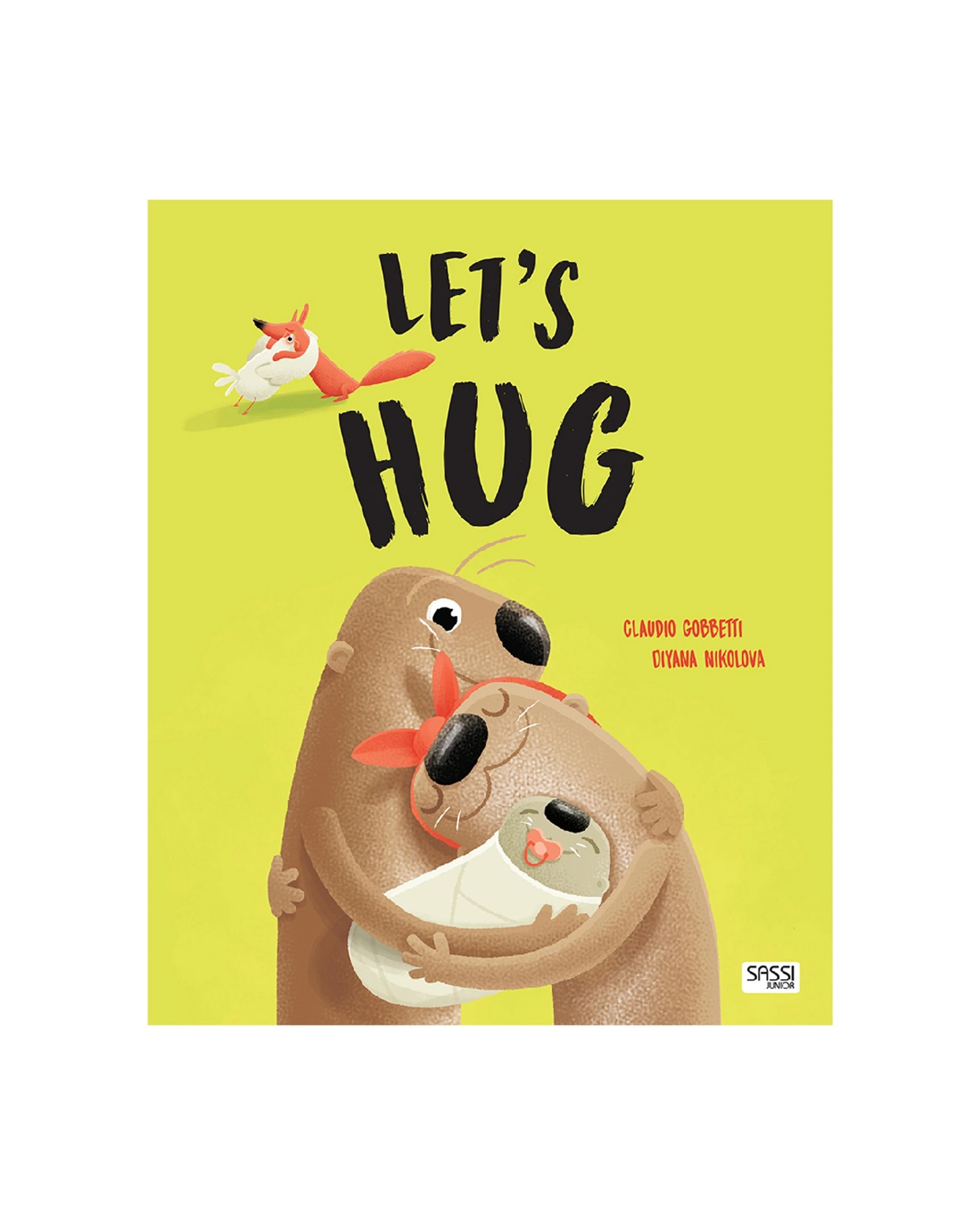 1 Sassi Lets Hug Book Fun Story Telling Kids Children - Green, 1 of 3