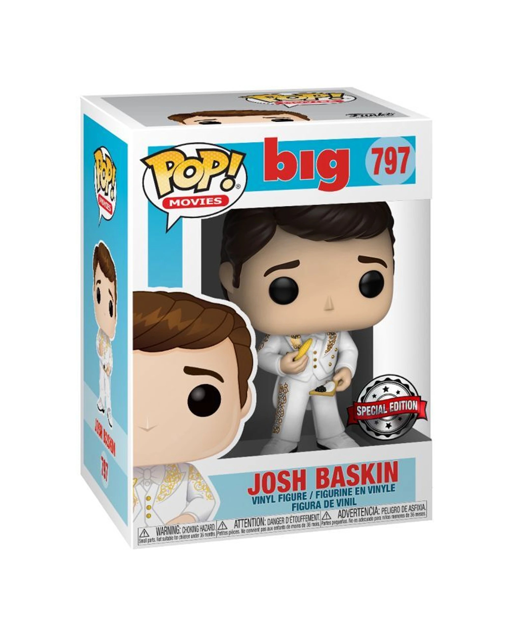 2 Pop Big - Josh Baskin With Tuxedo Funko Pop Vinyl Collectible 10cm Figurine - Multi, 2 of 3