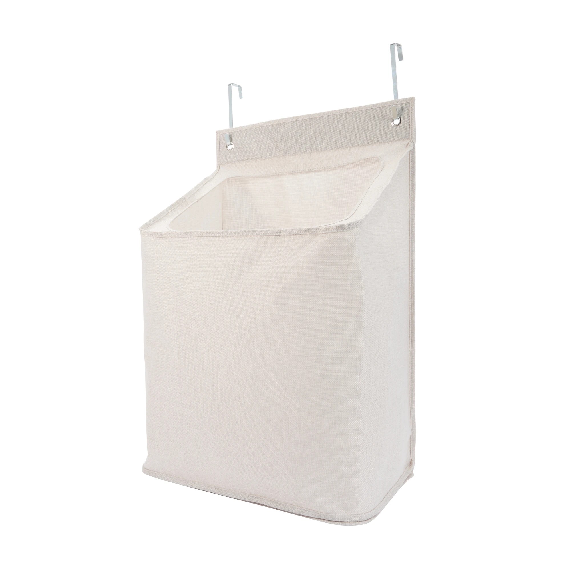 4 Linen Look Hanging Laundry Bag, 4 of 10