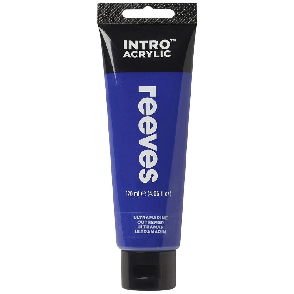 1 Reeves Intro Acrylic Paint 100mL Ultramarine, 1 of 1