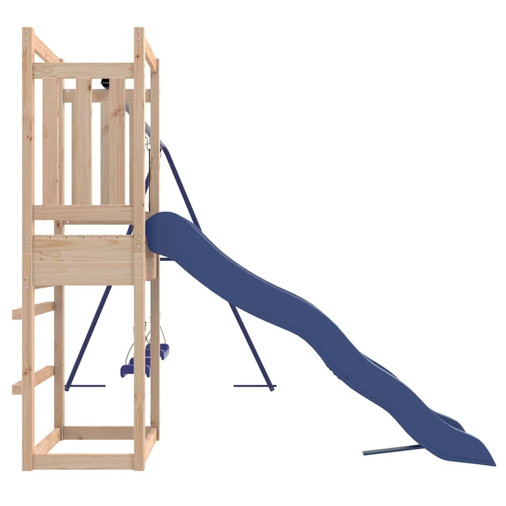 2 vidaXL Outdoor Playset Pine Wood - Brown, 2 of 8