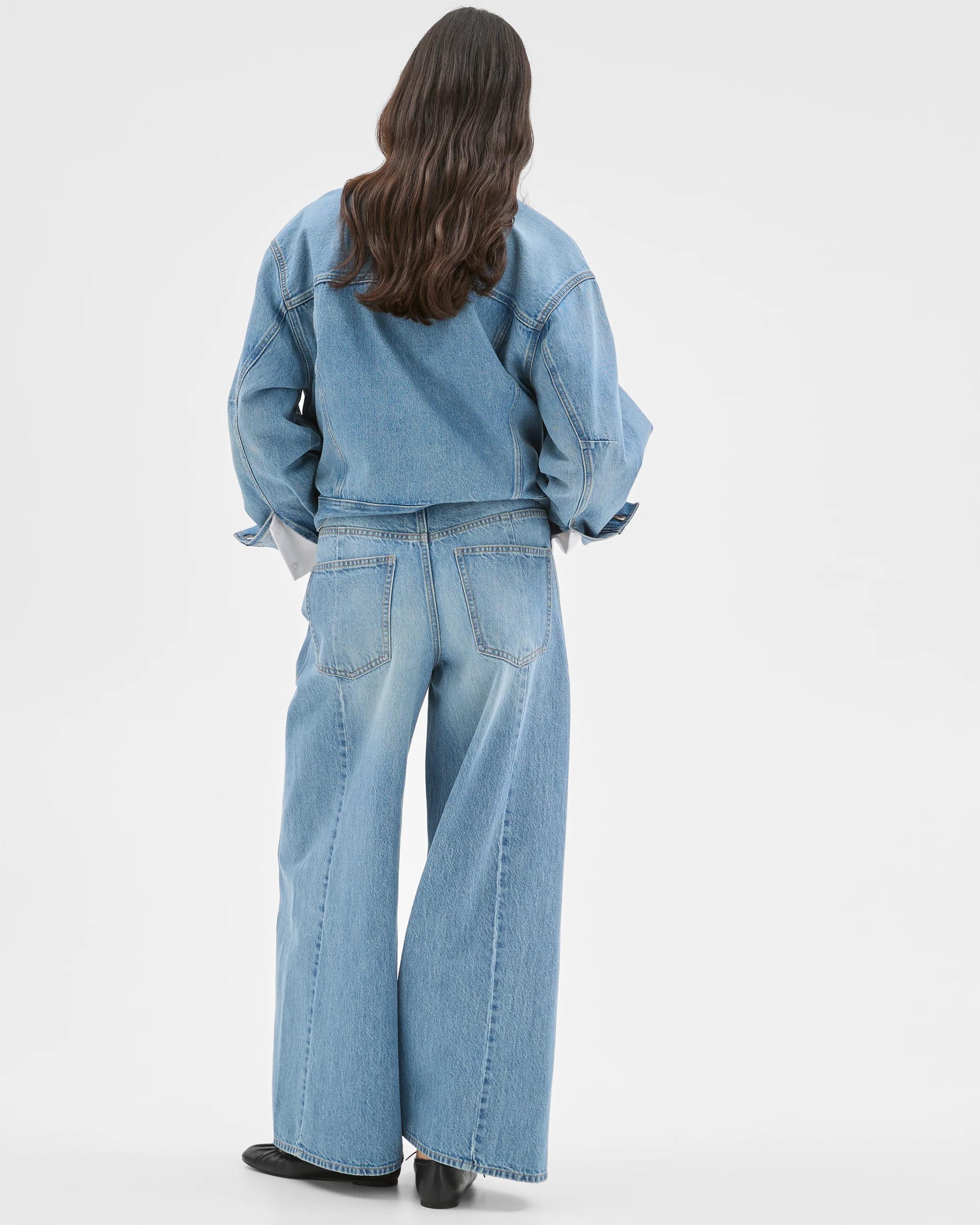 6 Target Denim Panelled Slouch Denim Jeans VINTAGE WORN, 6 of 8