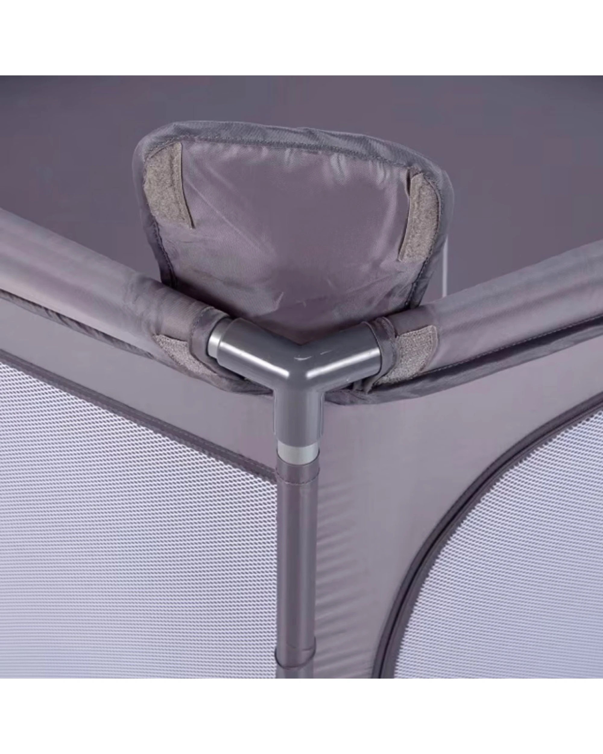 6 Babystudio 6 Sided Toy Baby Infant Newborn Playpen 64x120cm Base - Grey, 6 of 7