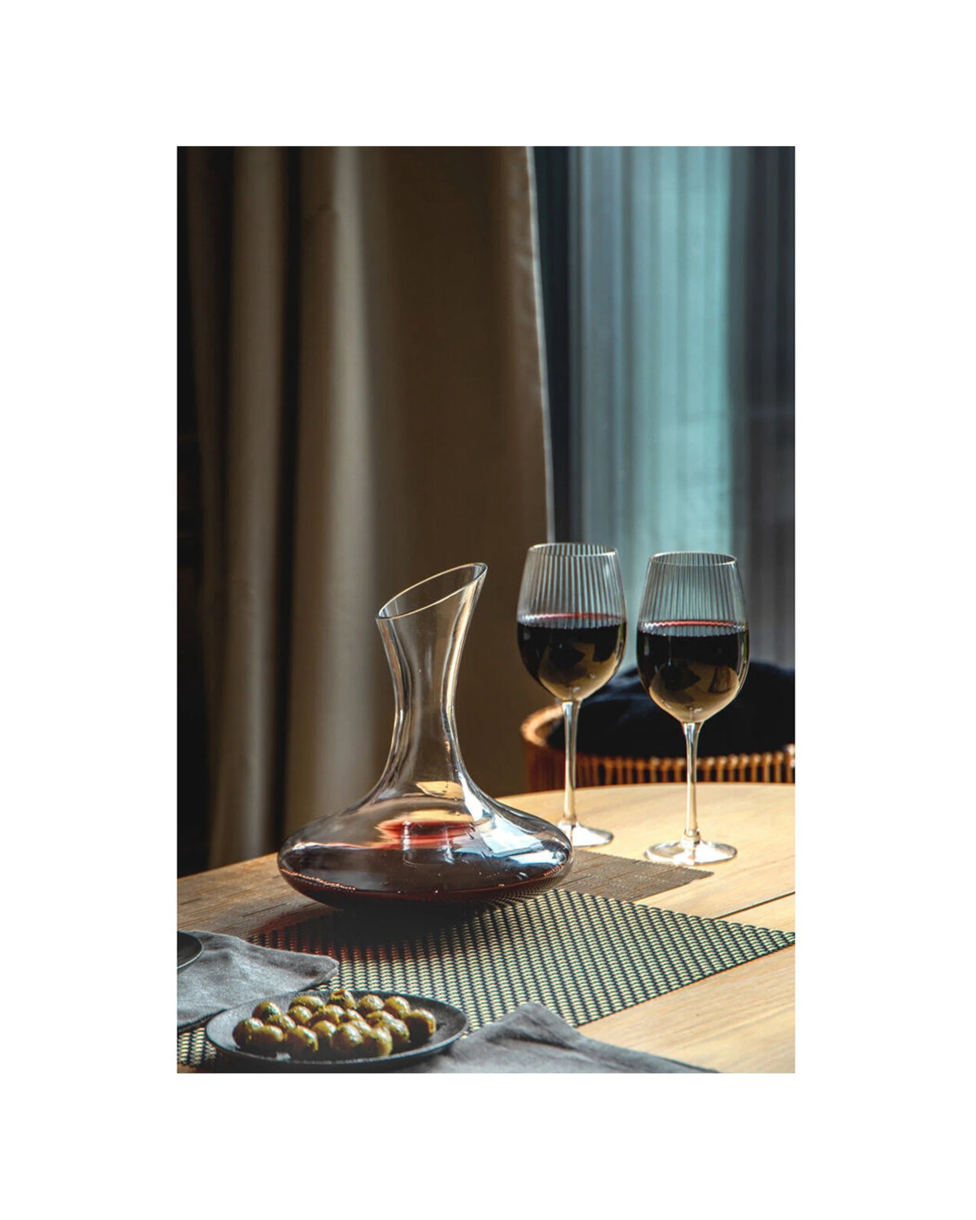 5 BarCraft Deluxe Glass Wine Decanter 1.5L Handmade Design - Clear, 5 of 8