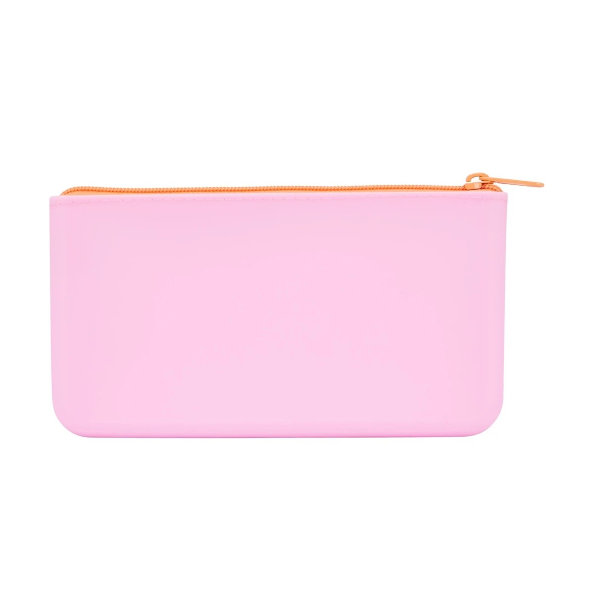 6 Silicone Pouch Pencil Case - Pink, 6 of 7