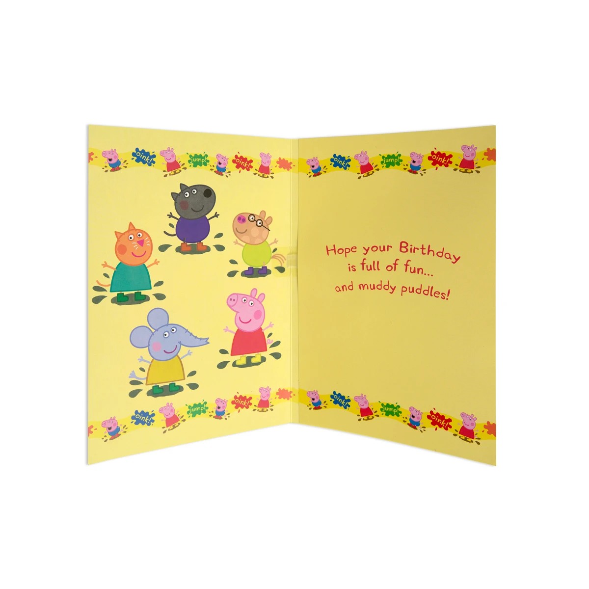 3 Hallmark Peppa Pig Interactive Birthday Card - Muddy Puddles, 3 of 4