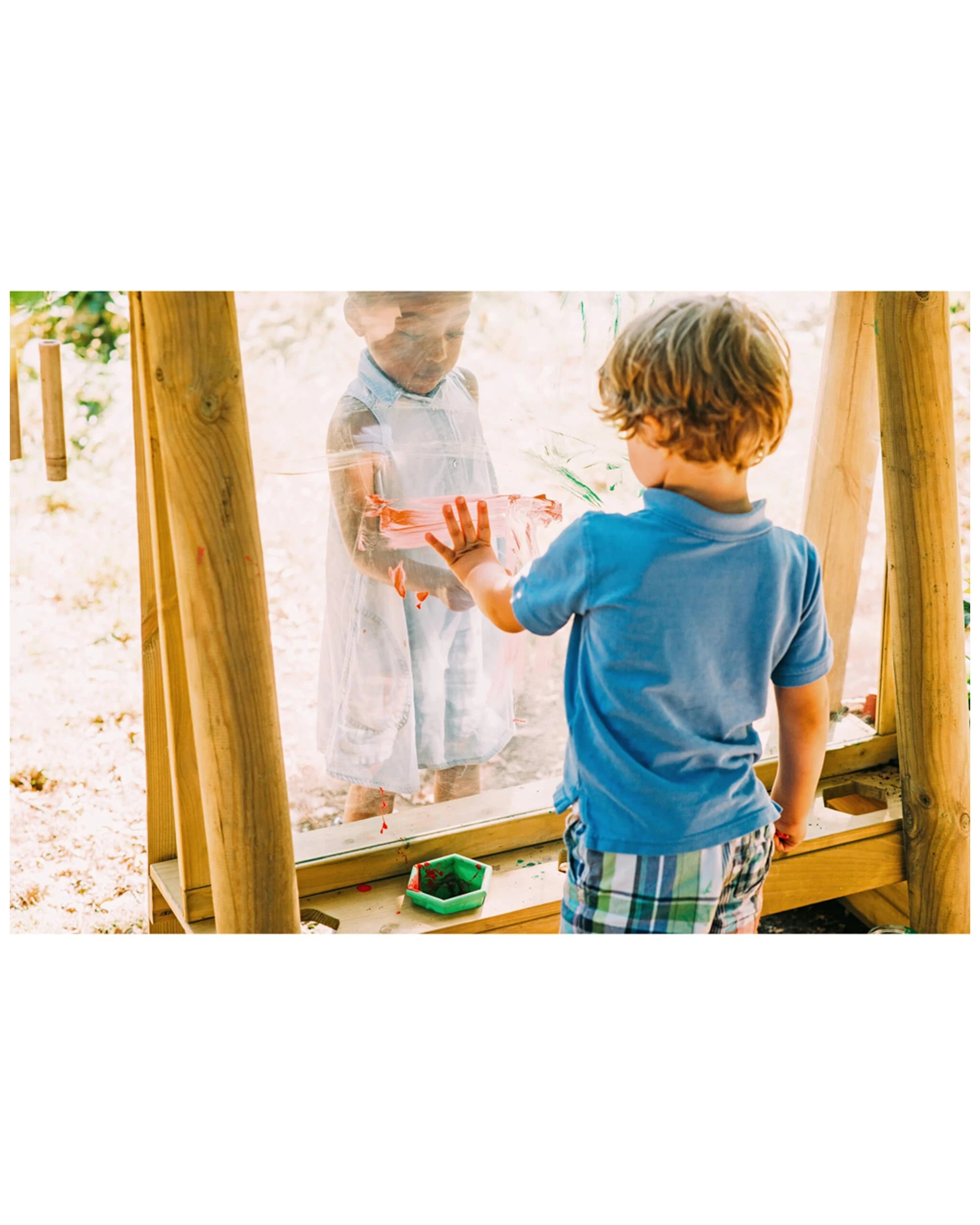 2 Plum Play Au Discovery Create And Paint Easel Outdoor Kids Art Station
 - Multi, 2 of 9