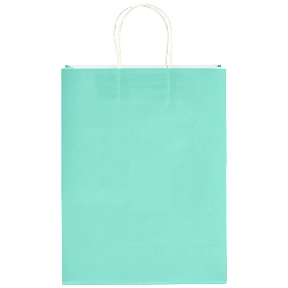 2 J. Burrows Kraft Bags Medium Mint Green 25 Pack, 2 of 2