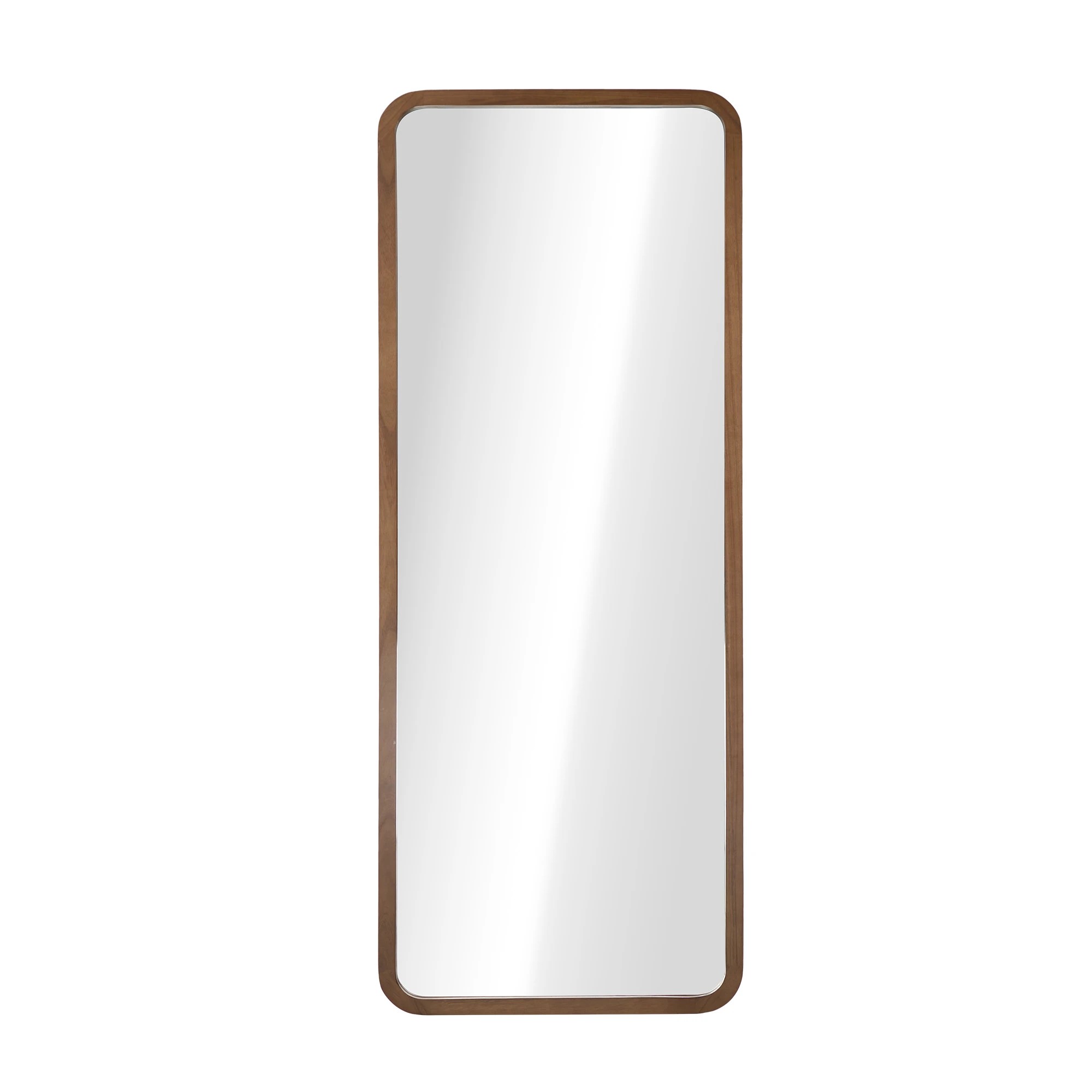 7 Oikiture Full Length Mirror 180x70cm Rectangle Dressing Floor Mirrors - Brown, 7 of 9