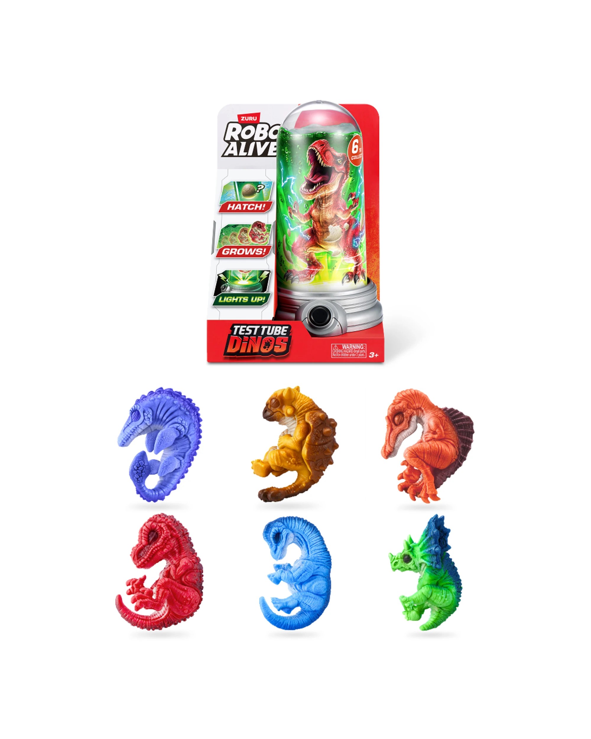 4 Zuru Robo Alive Testube Dino - Assorted, 4 of 9