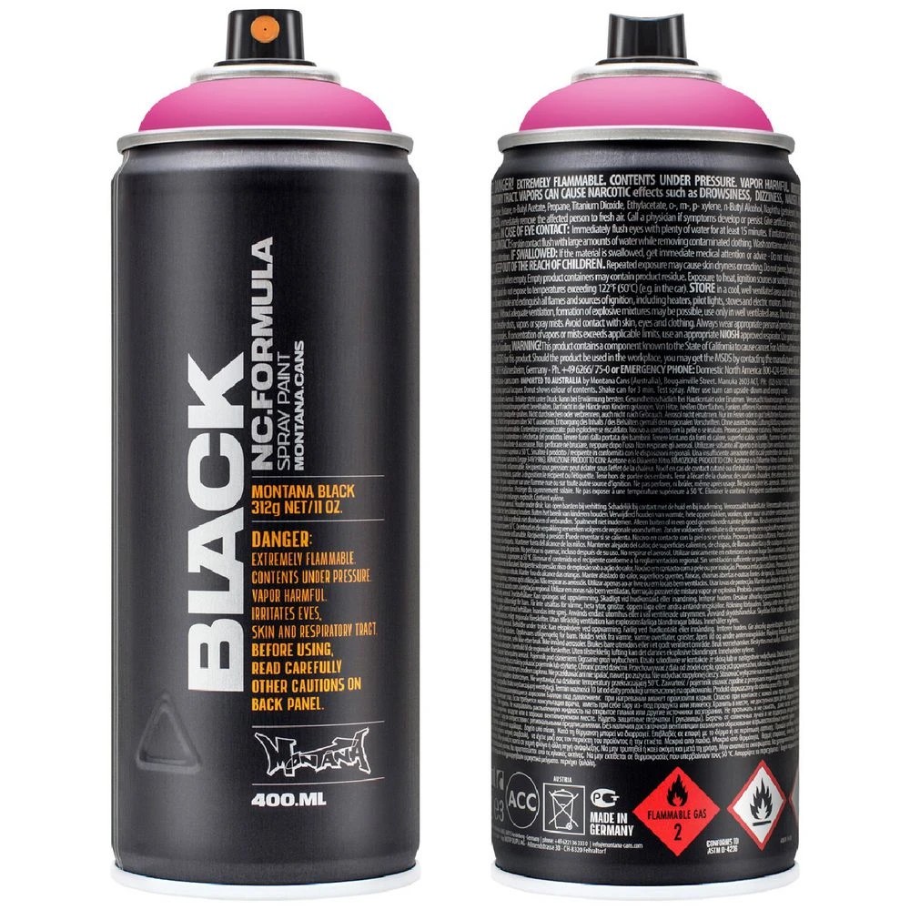 1 Montana BLACK Spray Paint 400 mL Beast, 1 of 2