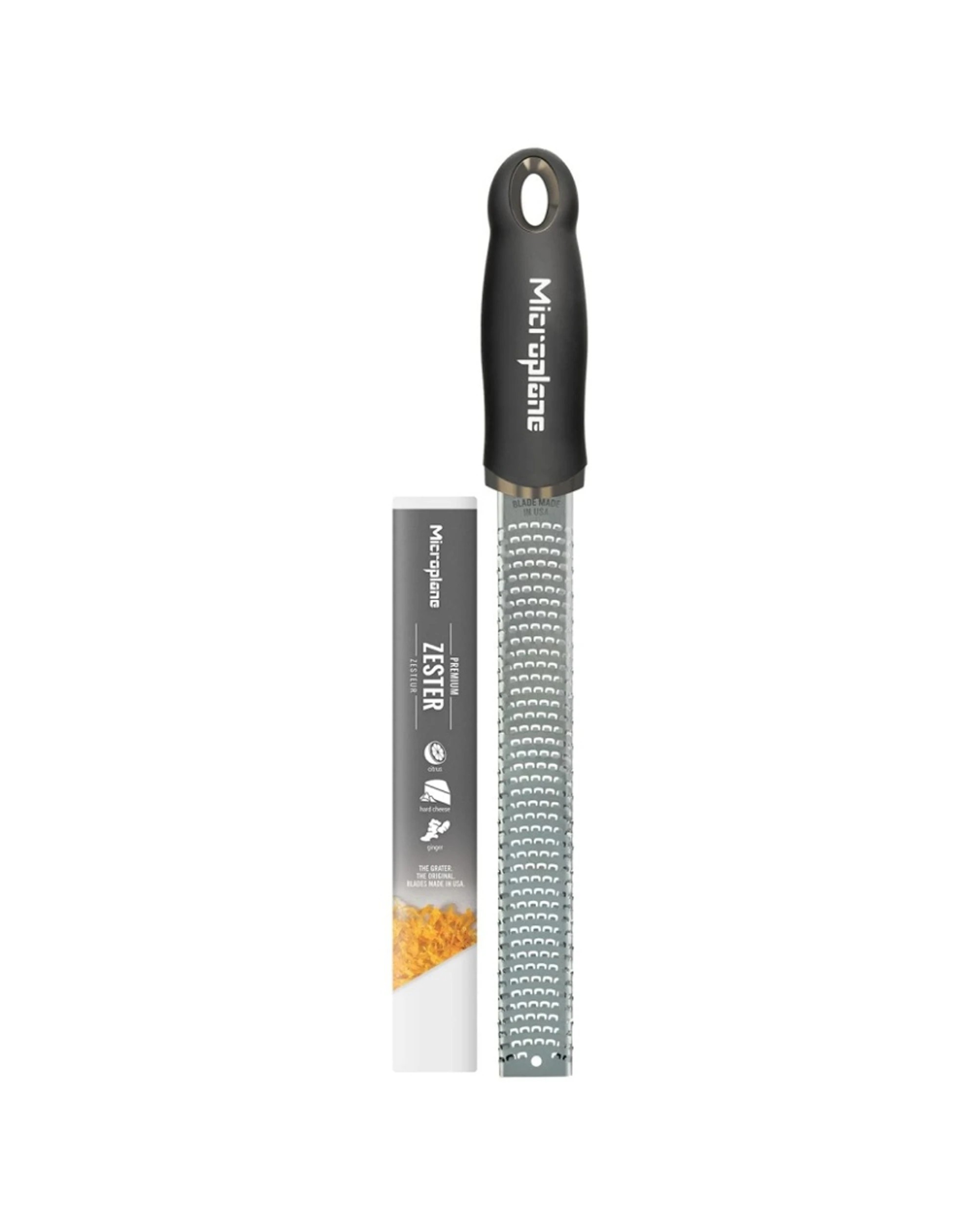3 Microplane Premium Stainless Steel Classic Zester Grater - Black, 3 of 5