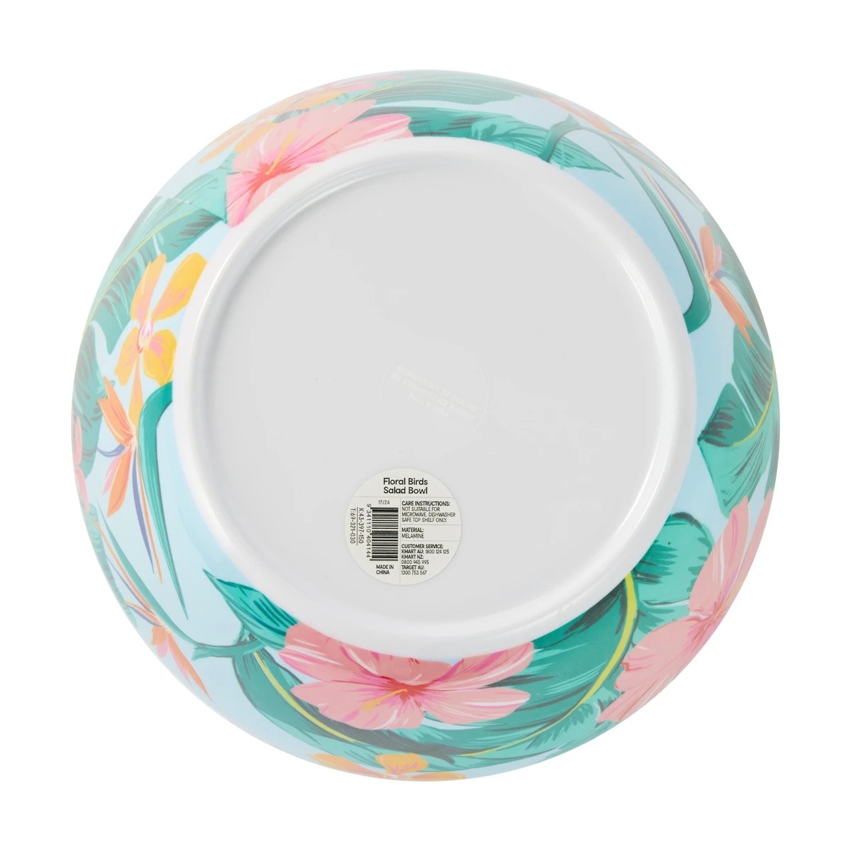 6 Floral Birds Salad Bowl, 6 of 6