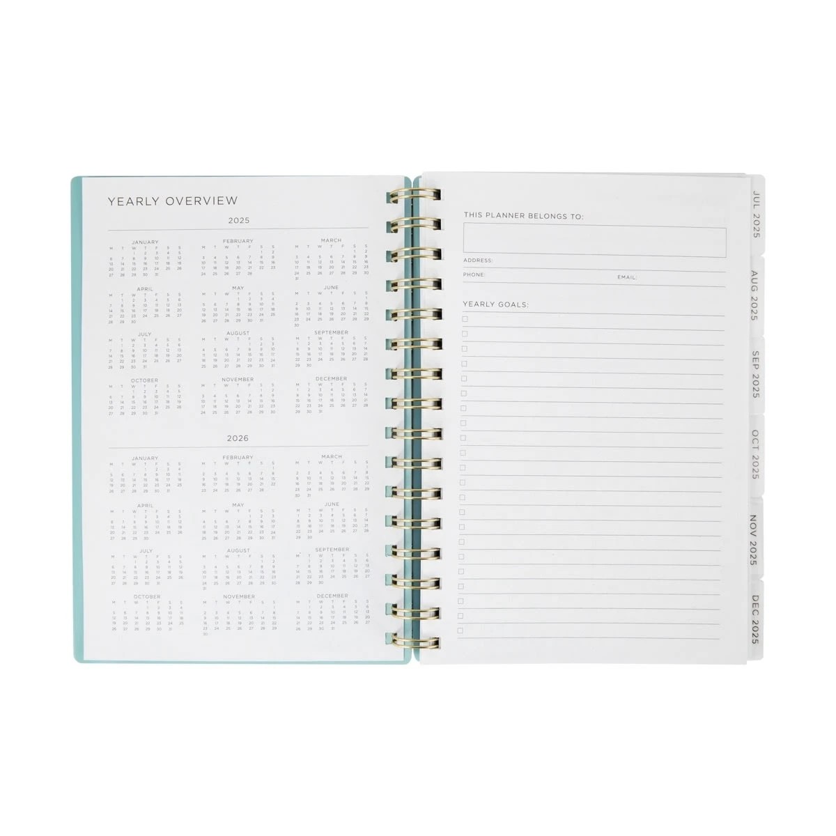 2 25/26 A5 Spiral Weekly Diary, 2 of 7