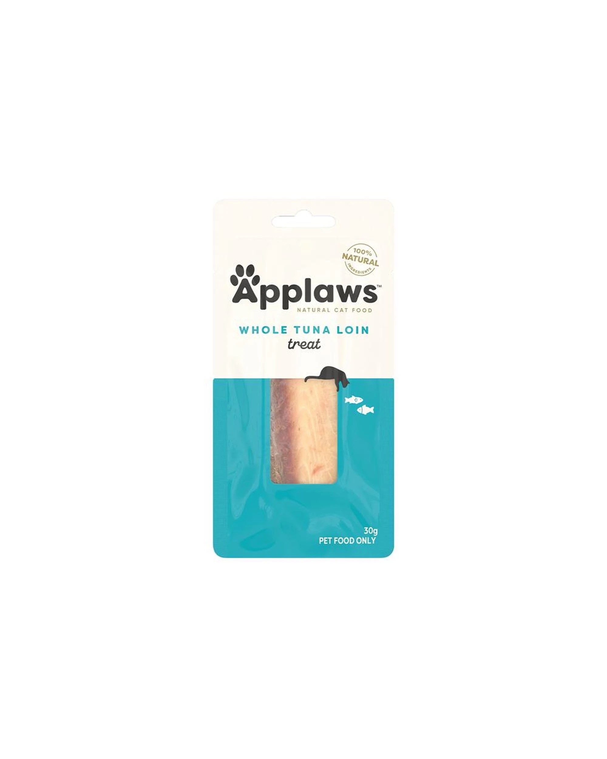 1 Applaws Natural Cat Treat Whole Tuna Loin 30g 18 Pack, 1 of 1
