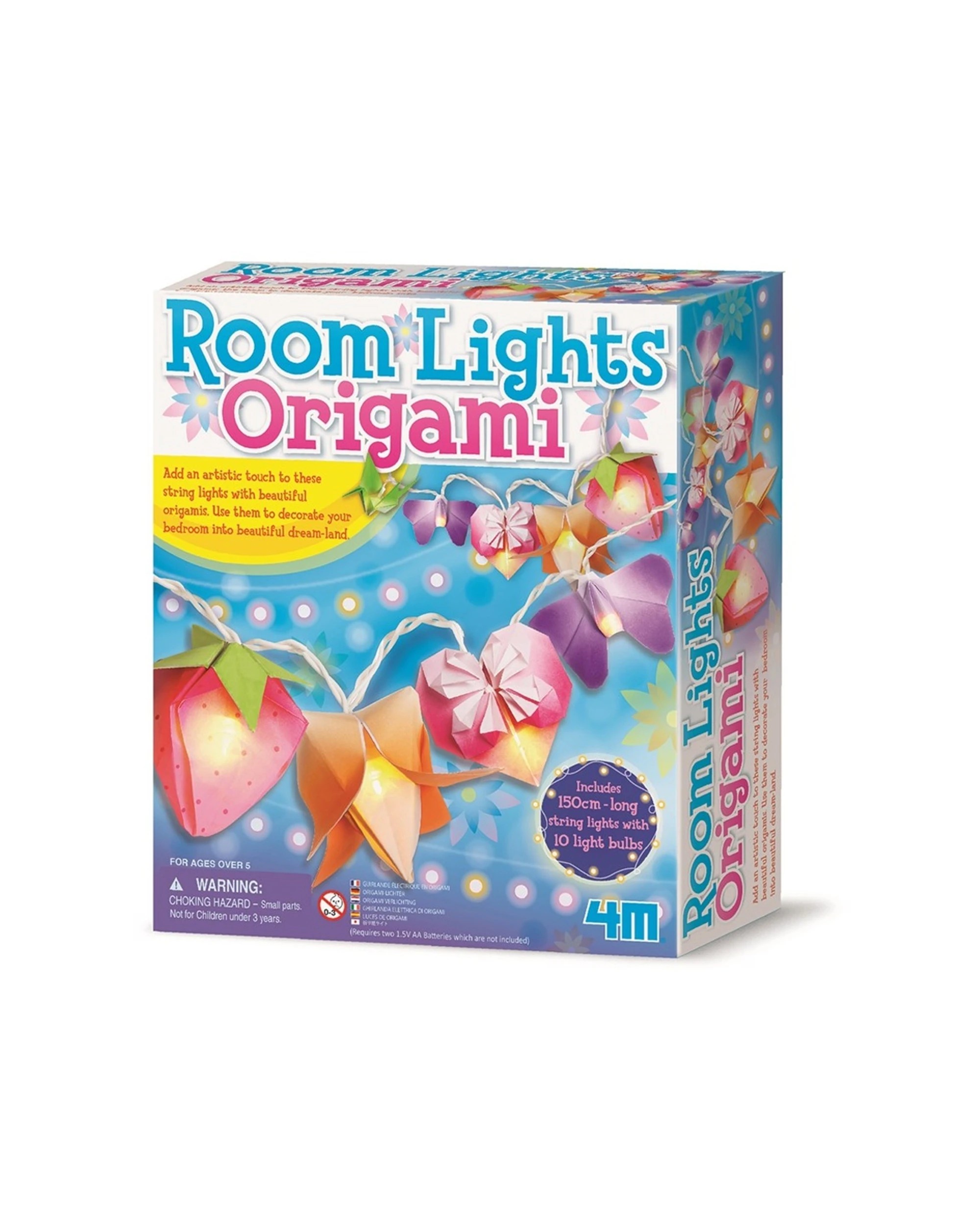 1 4M Origami Room Lights Artistic Kids Children Fun Art Craft Activity Decor - Multi, 1 of 3