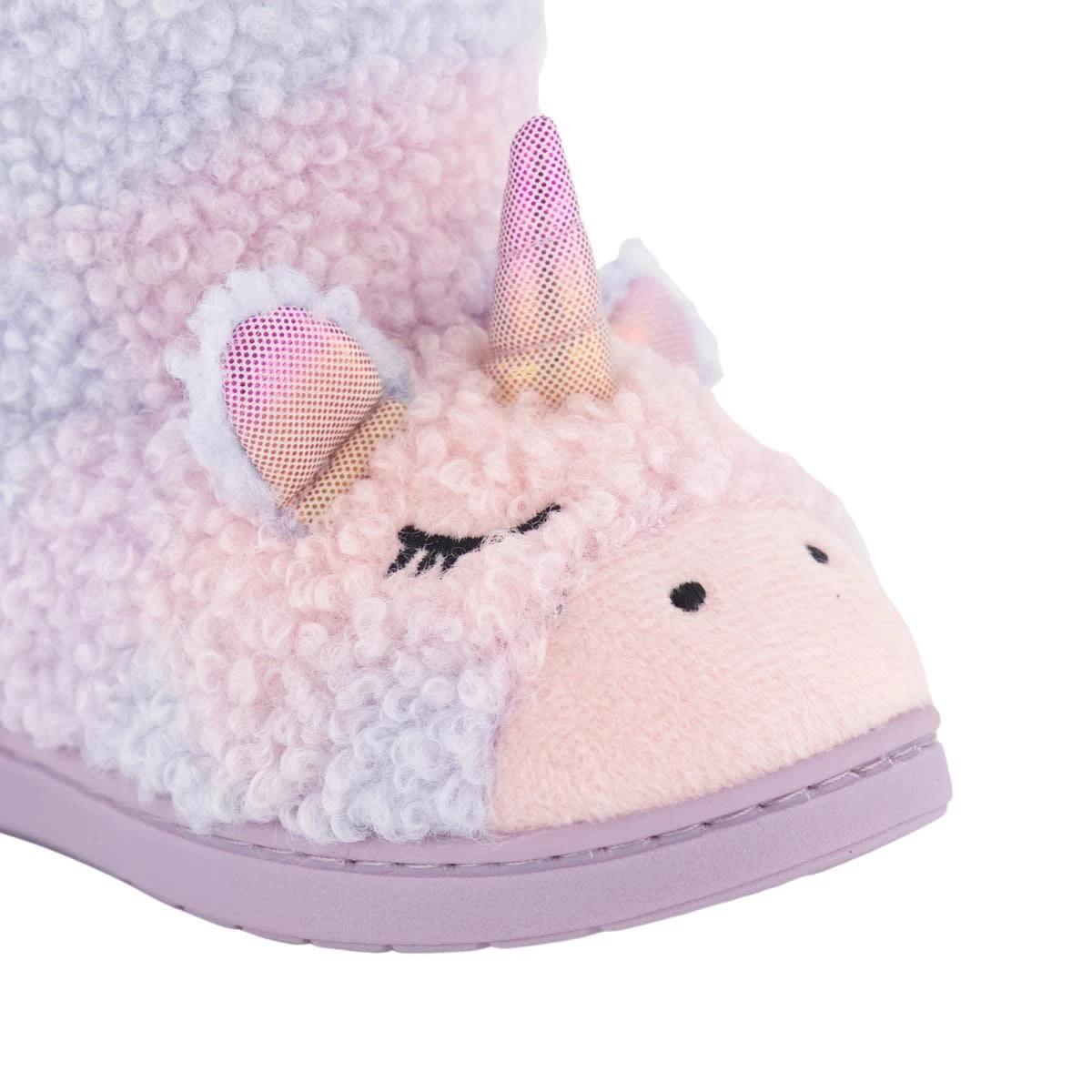4 Junior Novelty Slipper Boots Ombre, 4 of 4