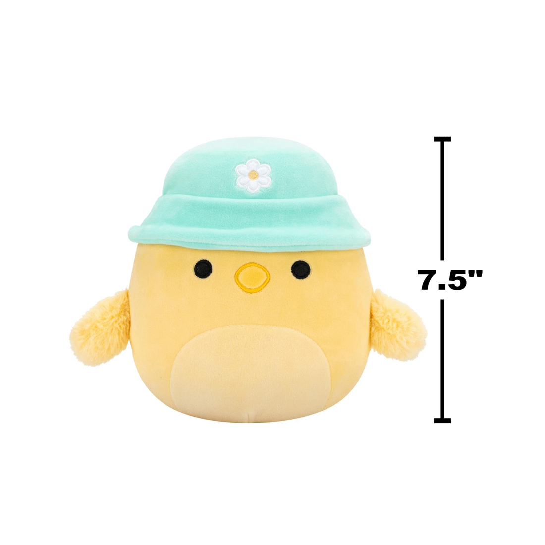 5 Kellytoy Squishmallows Easter Triston the Chick with Bucket Hat 7.5 inch Plush - Multi, 5 of 6
