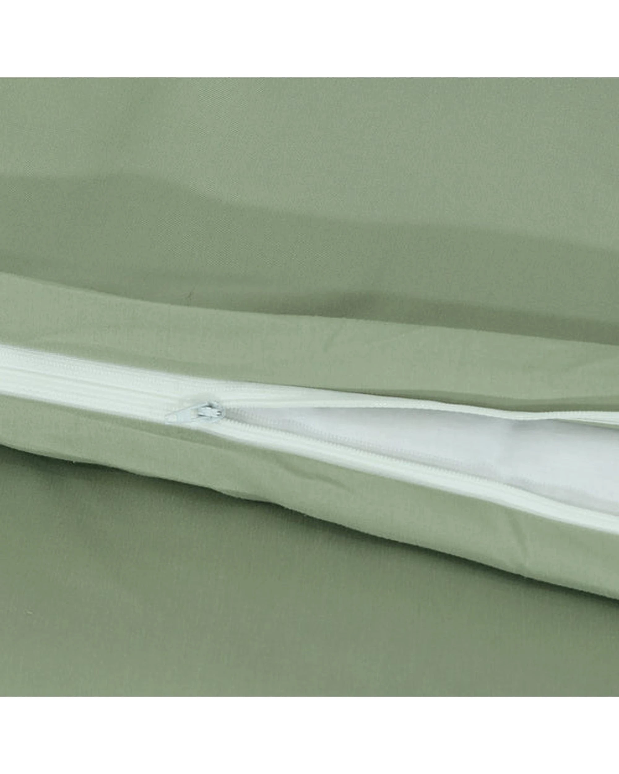 3 Amsons Quilt Cover Set With European Pillow Covers - King Single Bed - Green, 3 of 6