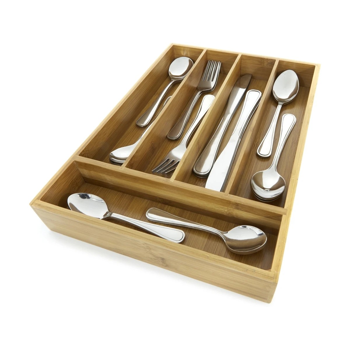 2 Bamboo Cutlery Tray, 2 of 2