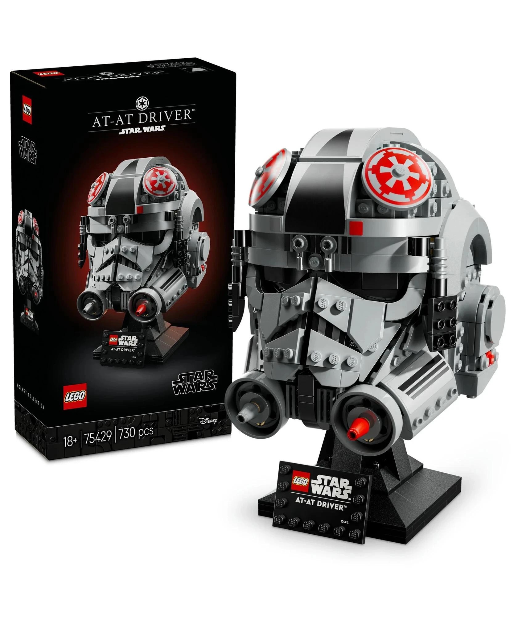 1 LEGO® Star Wars AT - AT Driver Helmet 75429 - Multi, 1 of 10