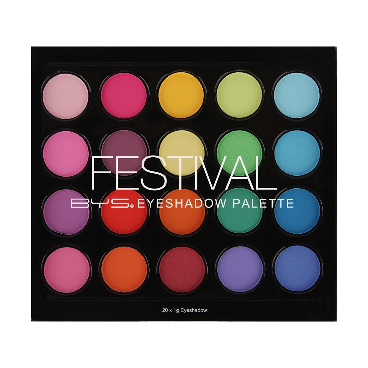 1 BYS Festival Eyeshadow Palette - Multi-coloured, 1 of 1