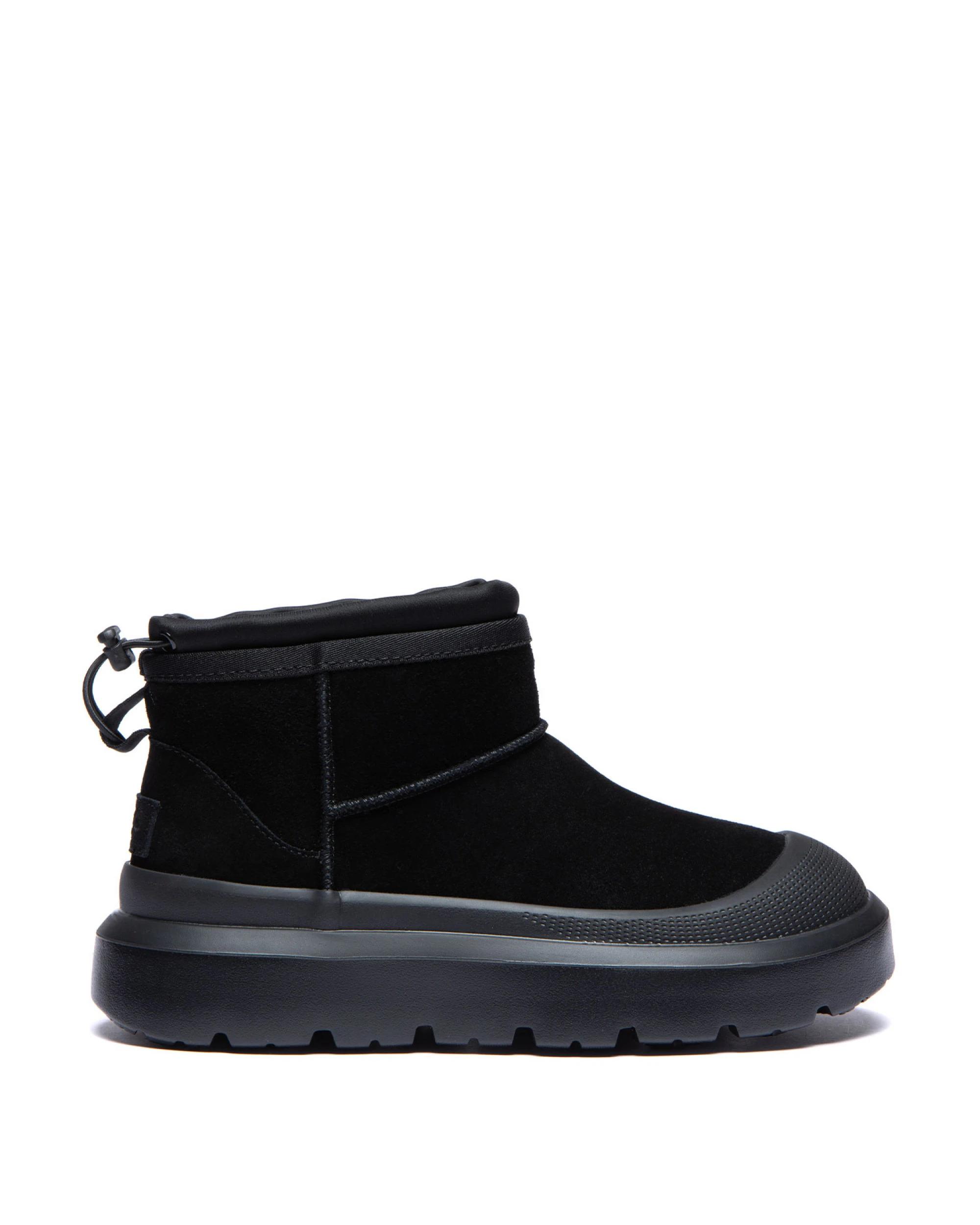 1 Australian Shepherd UGG Men Brano Drawstring Large Size Boots BLACK, 1 of 4