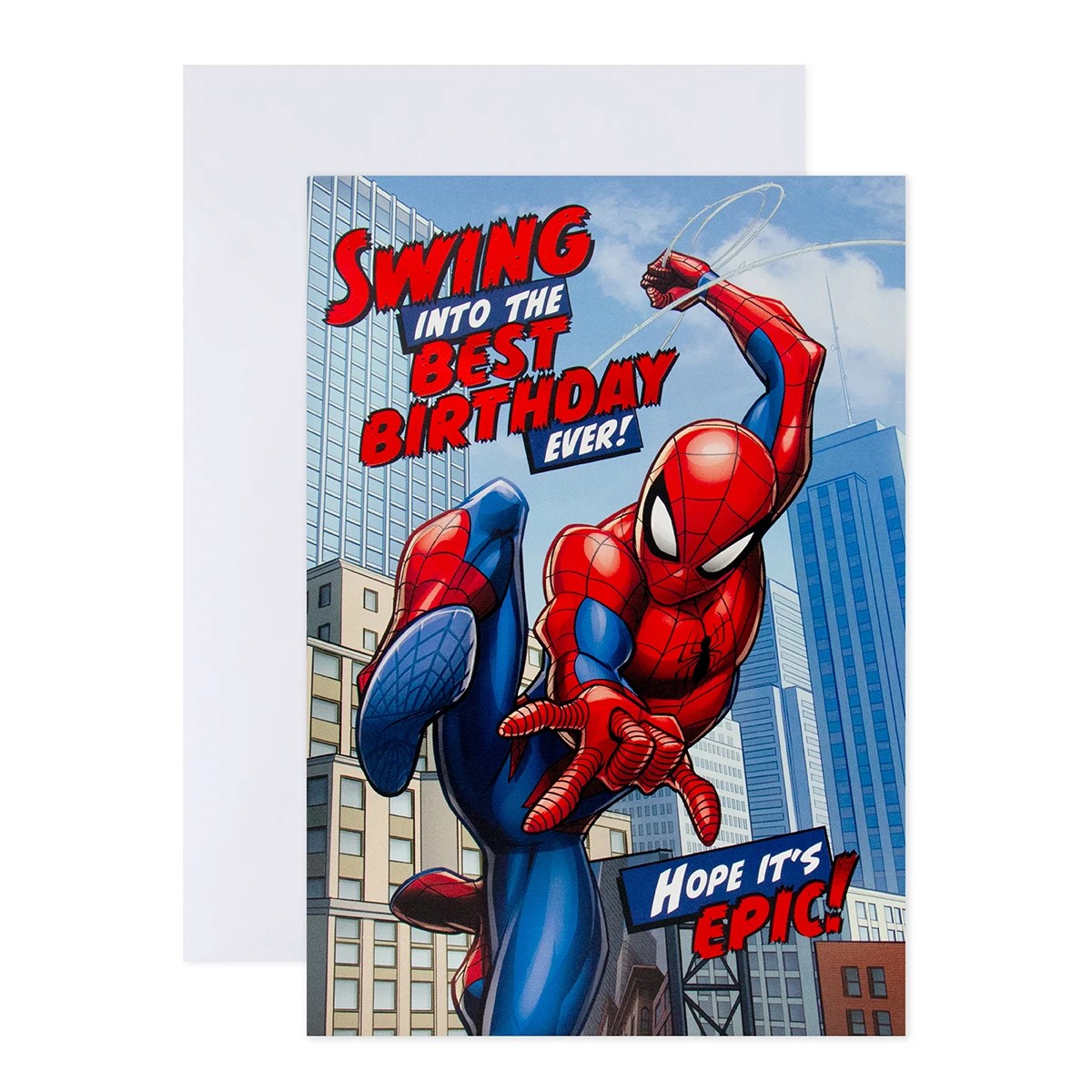 1 Hallmark Interactive Sound Birthday Card - Spider-Man, 1 of 4