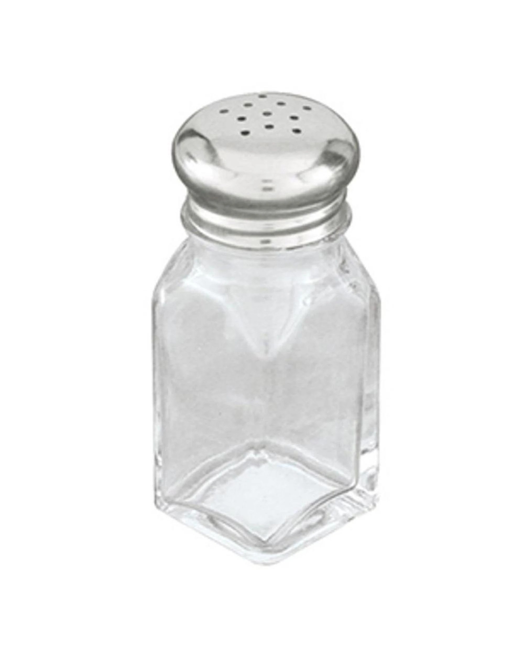 2 12 x Glass Salt and Pepper Shakers Square 60ml, 2 of 2