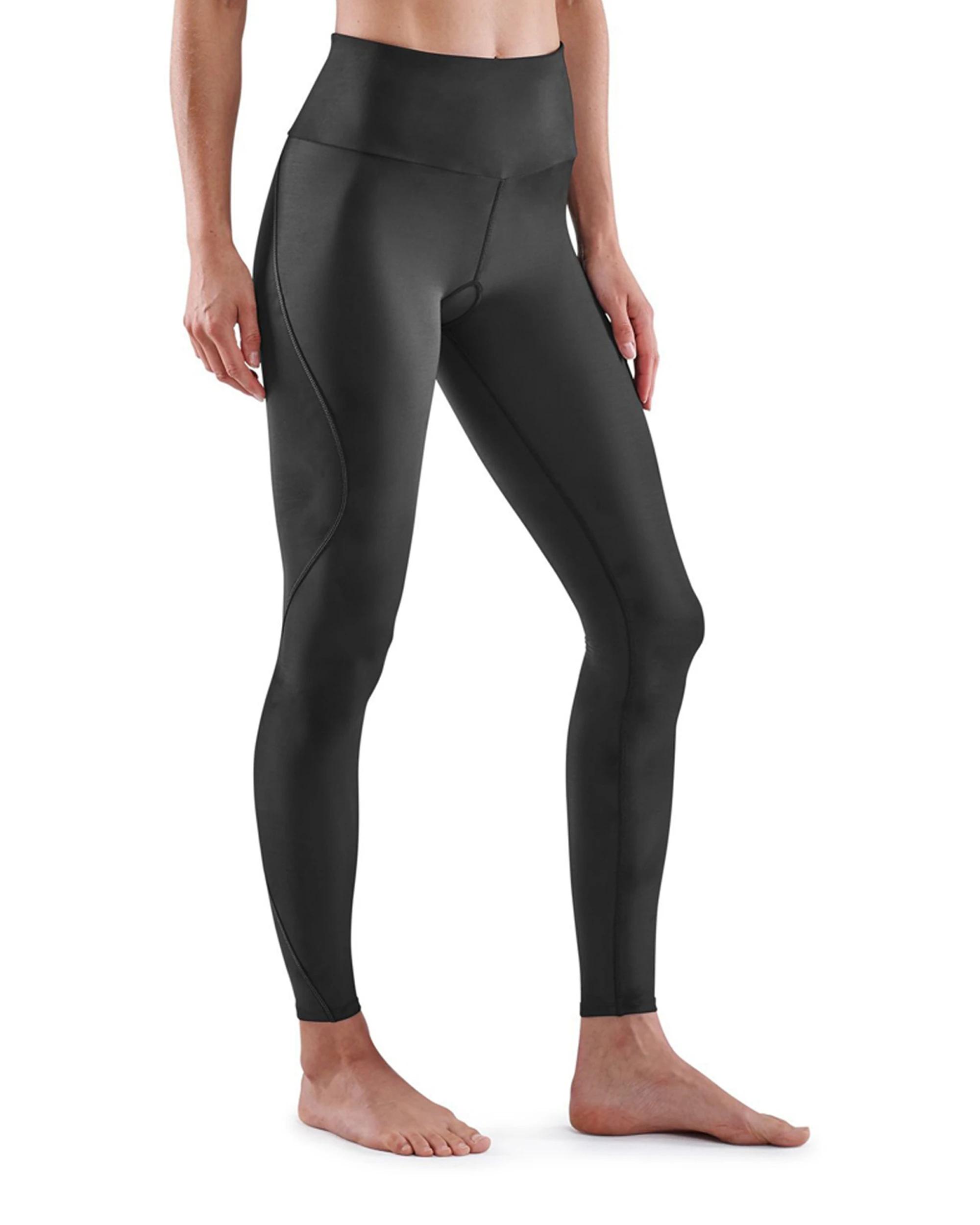 2 SKINS Compression Women's Series-3 Activewear Long Tight T&R BLACK, 2 of 4