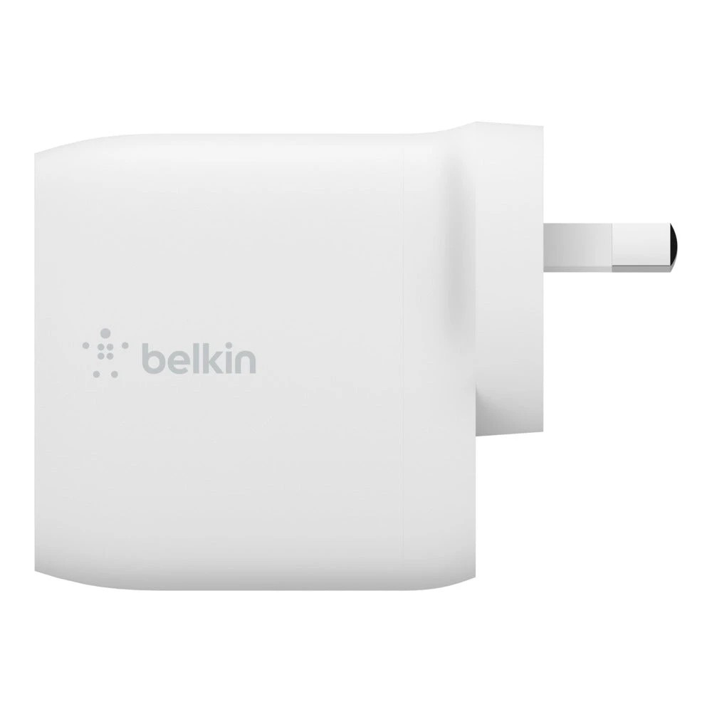 3 Belkin BOOST CHARGE Dual USB A Wall Charger (24W) - White, 3 of 3