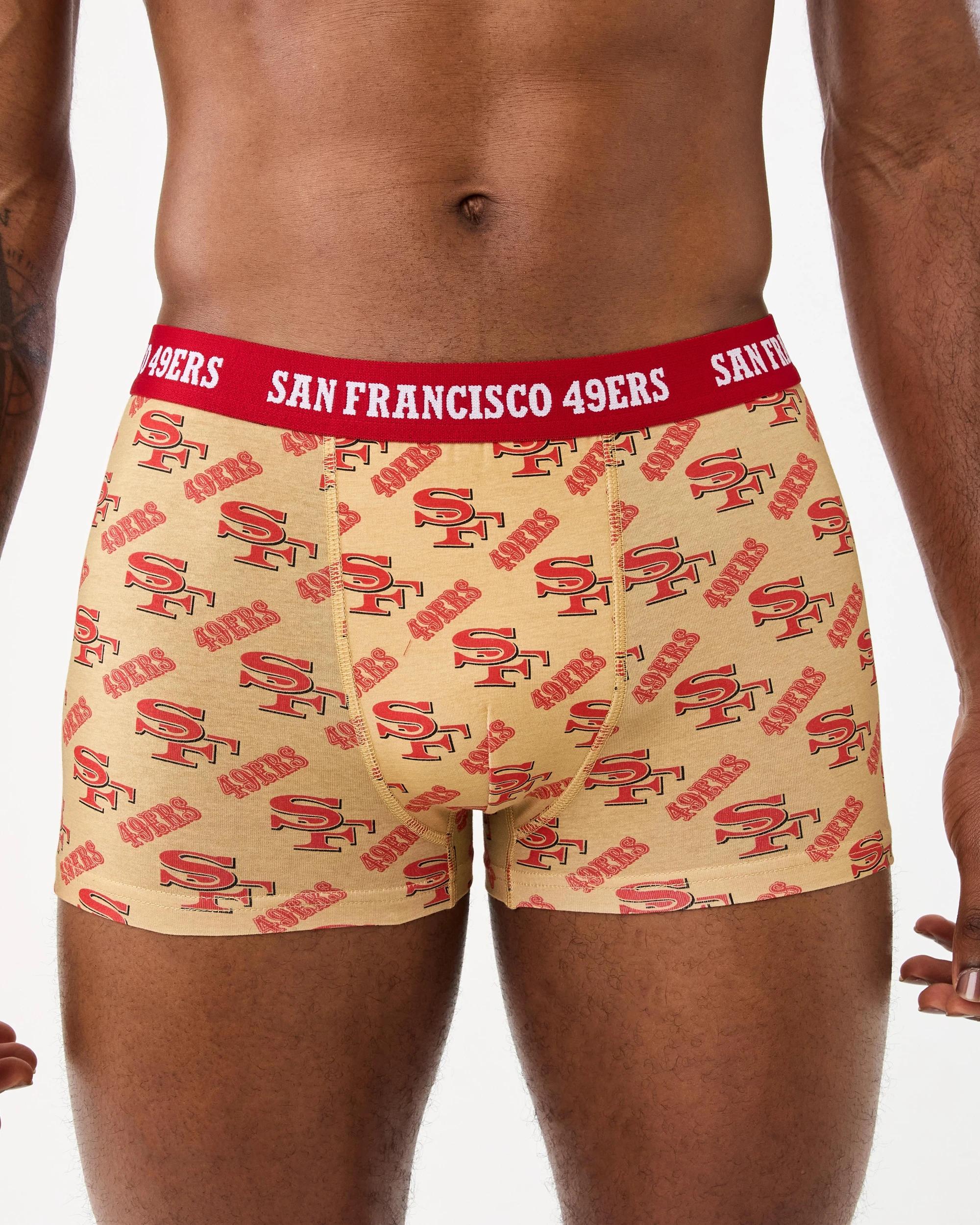 3 2 Pack NFL Adult Trunks San Fran, 3 of 10