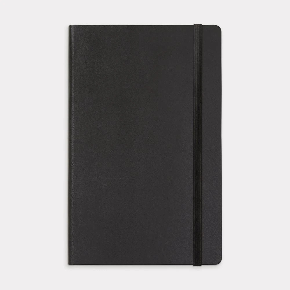 5 Moleskine Classic Hardcover Plain Large 240pg Notebook Black, 5 of 5