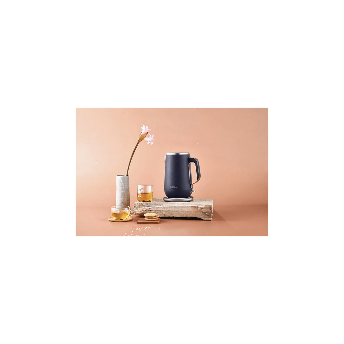 2 Sunbeam 1.7L Kyoto City Collection Jug Kettle - Navy Blue, 2 of 5