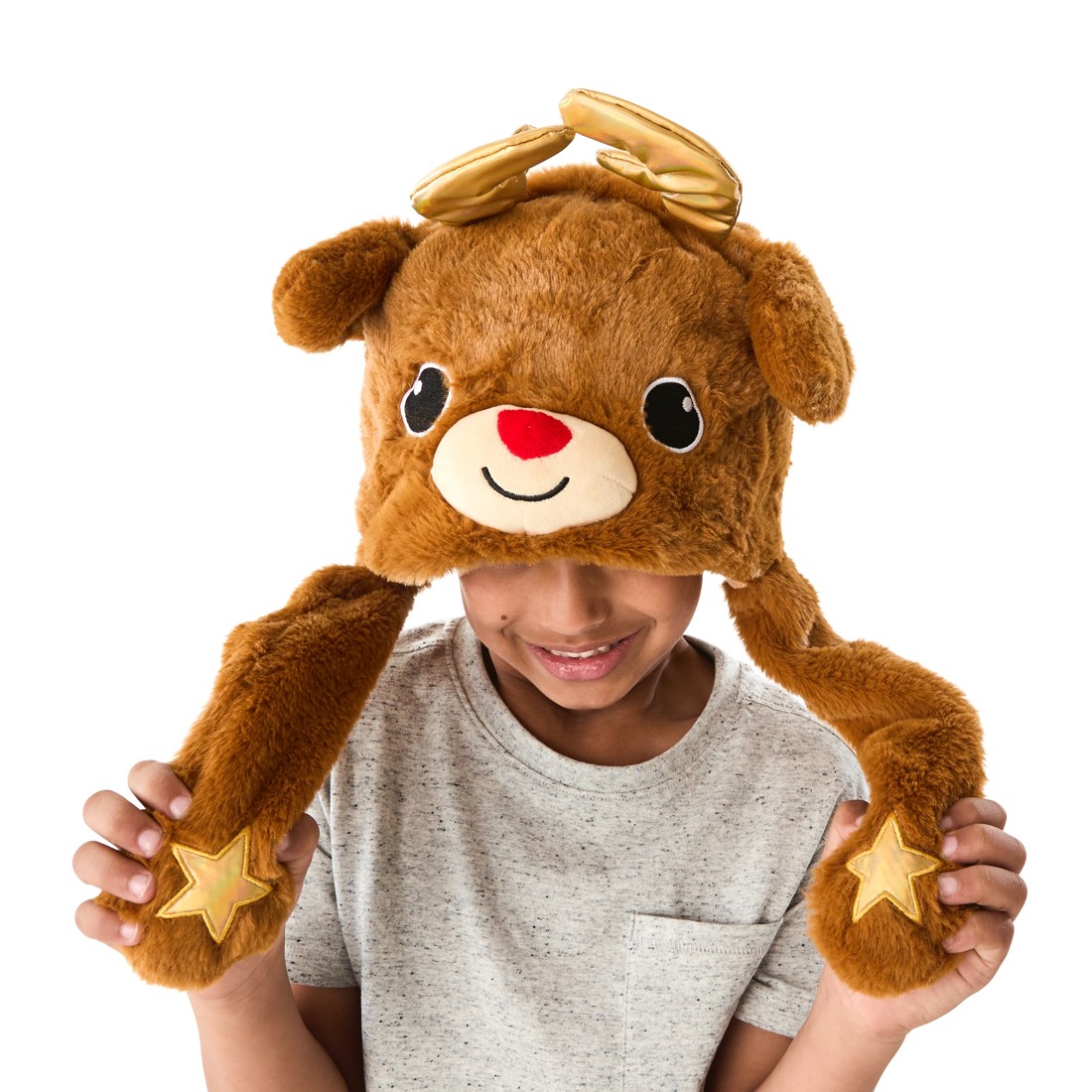 6 Christmas Flappy Ears Hat - Assorted, 6 of 10