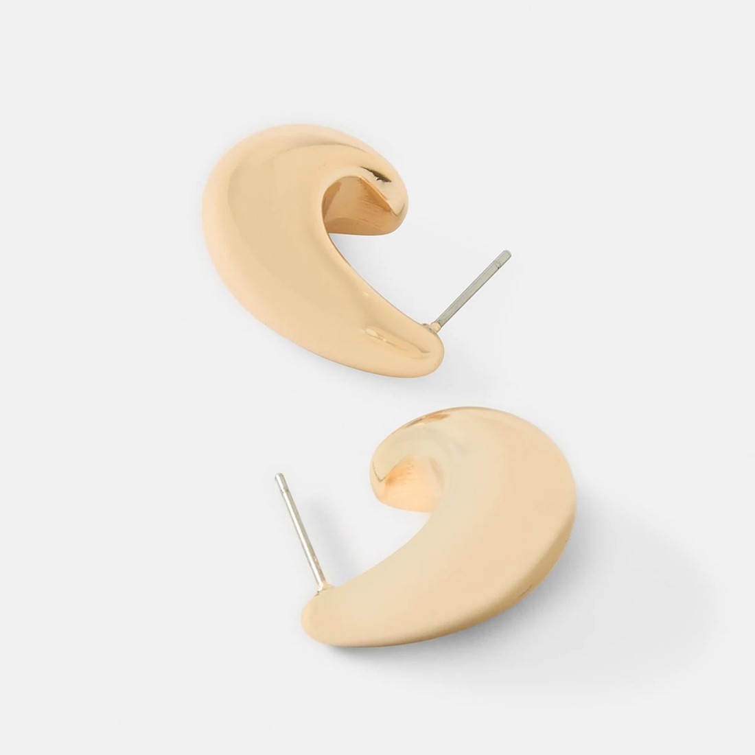 4 Mini Teardrop Earrings - Gold Tone, 4 of 5