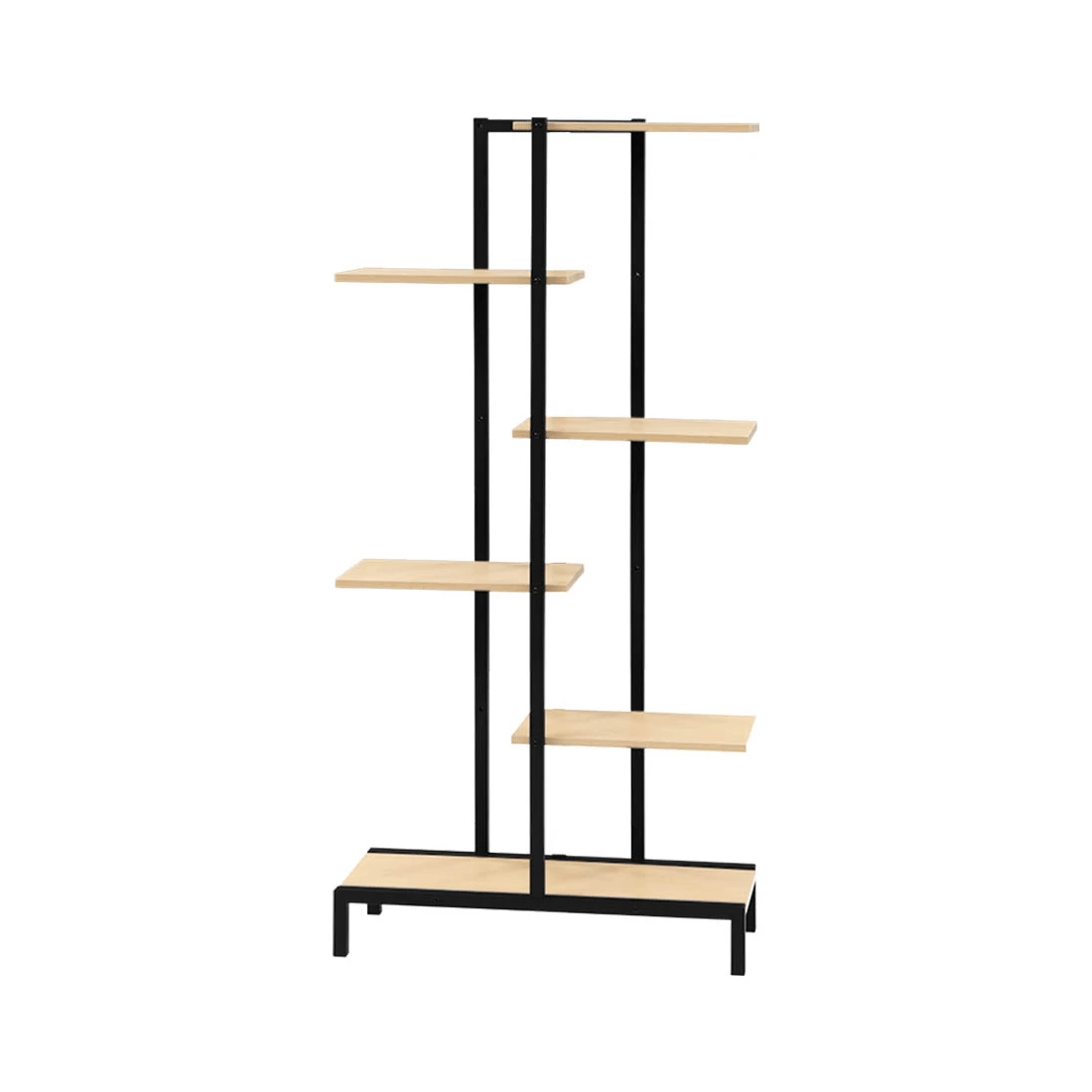 1 Artiss Plant Stand 6 Tier Metal Zigzag Flower Pot Shelf - Multi, 1 of 6