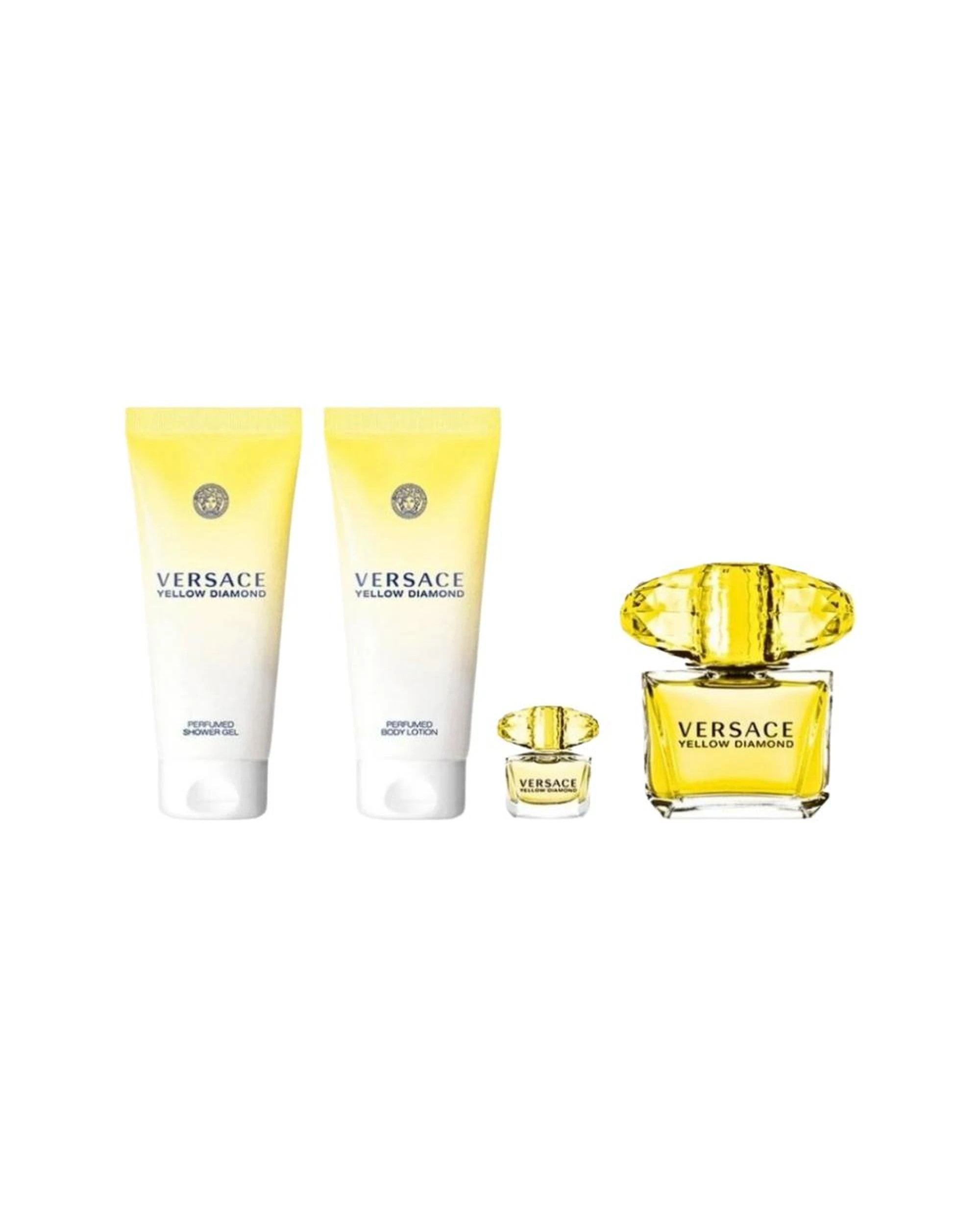 1 Versace Yellow Diamond 4 Piece 90ml Eau de Toilette, 1 of 1