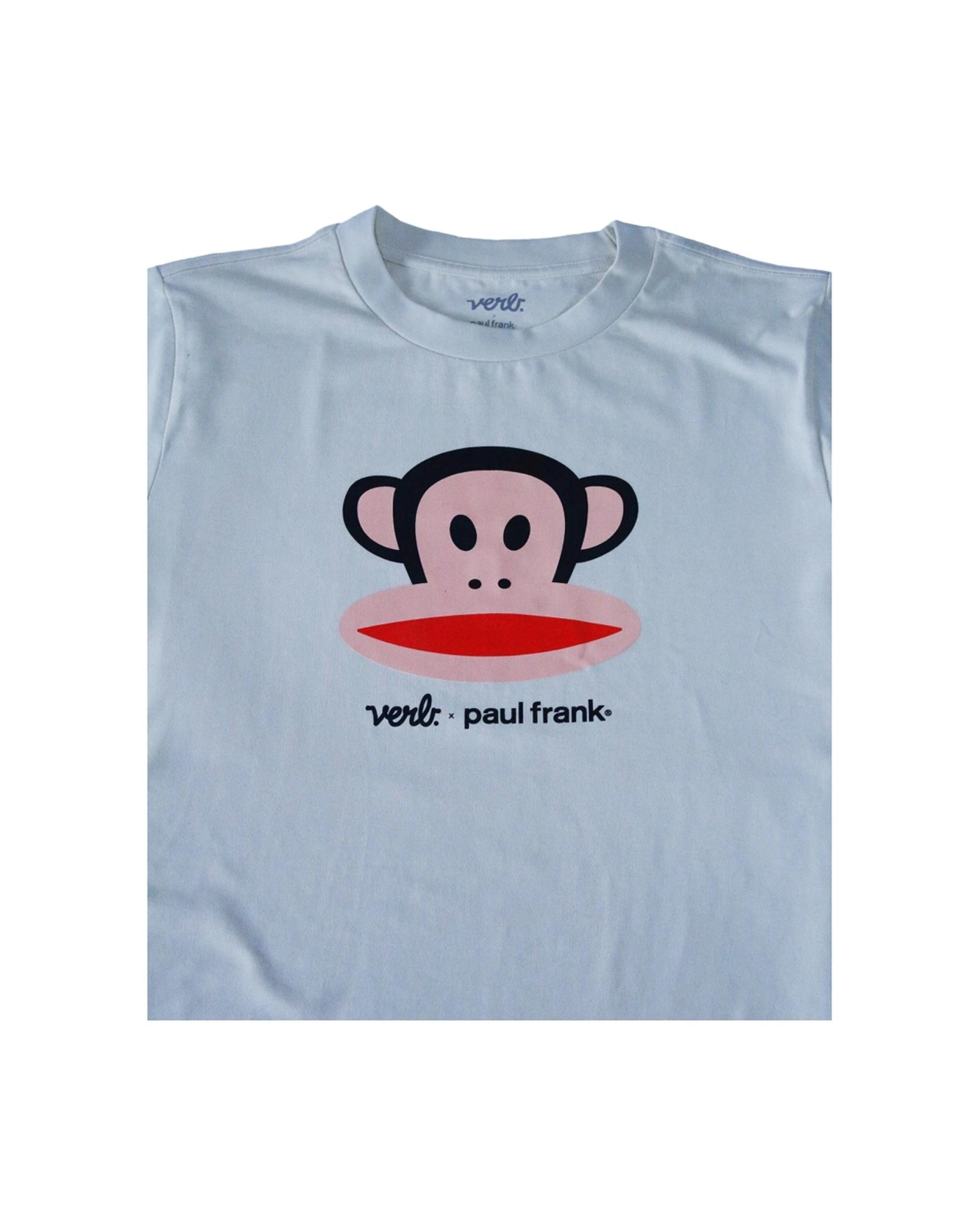 2 Verb. X Paul Frank Julius Head Ladies Cotton Shortsleeve Tee Shirt Relaxed YELLOW, 2 of 3
