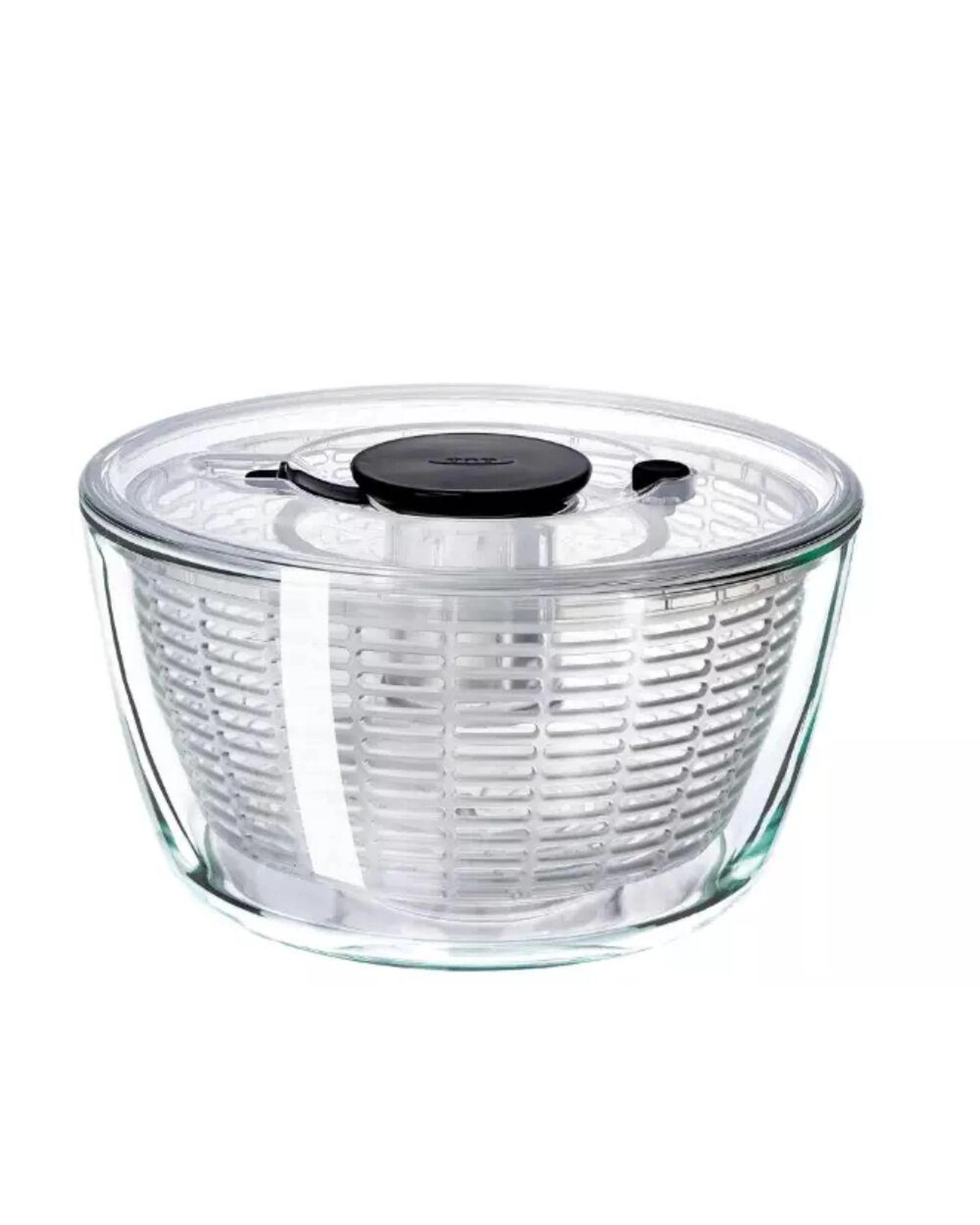 4 OXO Good Grips Glass Salad Spinner  Serving Bowl Lettuce Dryer, 4 of 5