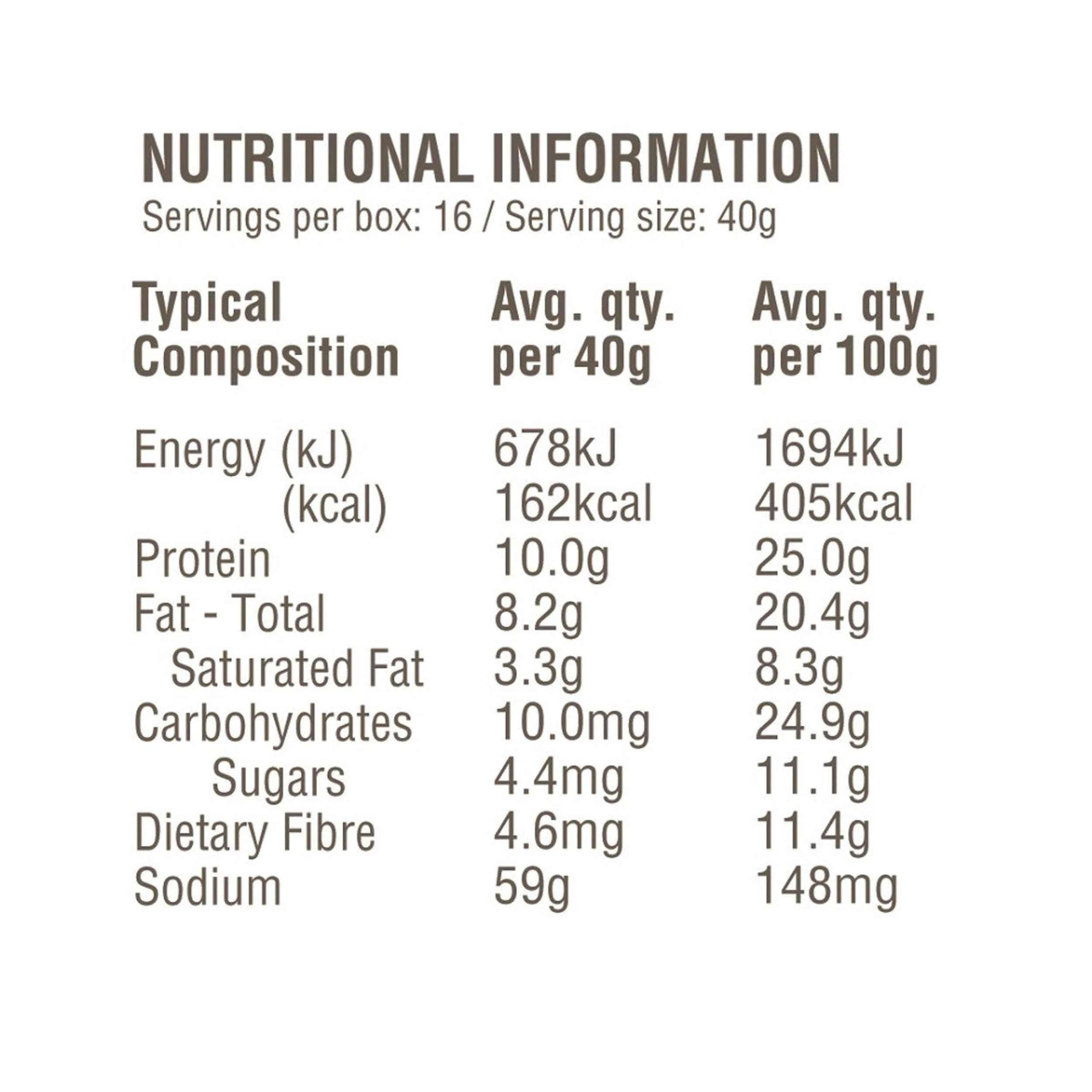 5 Amazonia Raw Protein Bar Peanut Butter Choc Melt 10x40g, 5 of 5
