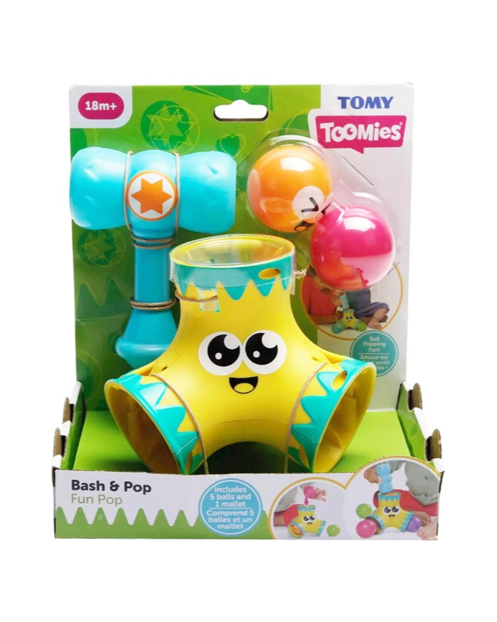 1 Tomy Toomies Bash and Pop Fun Pop Toy, 1 of 6