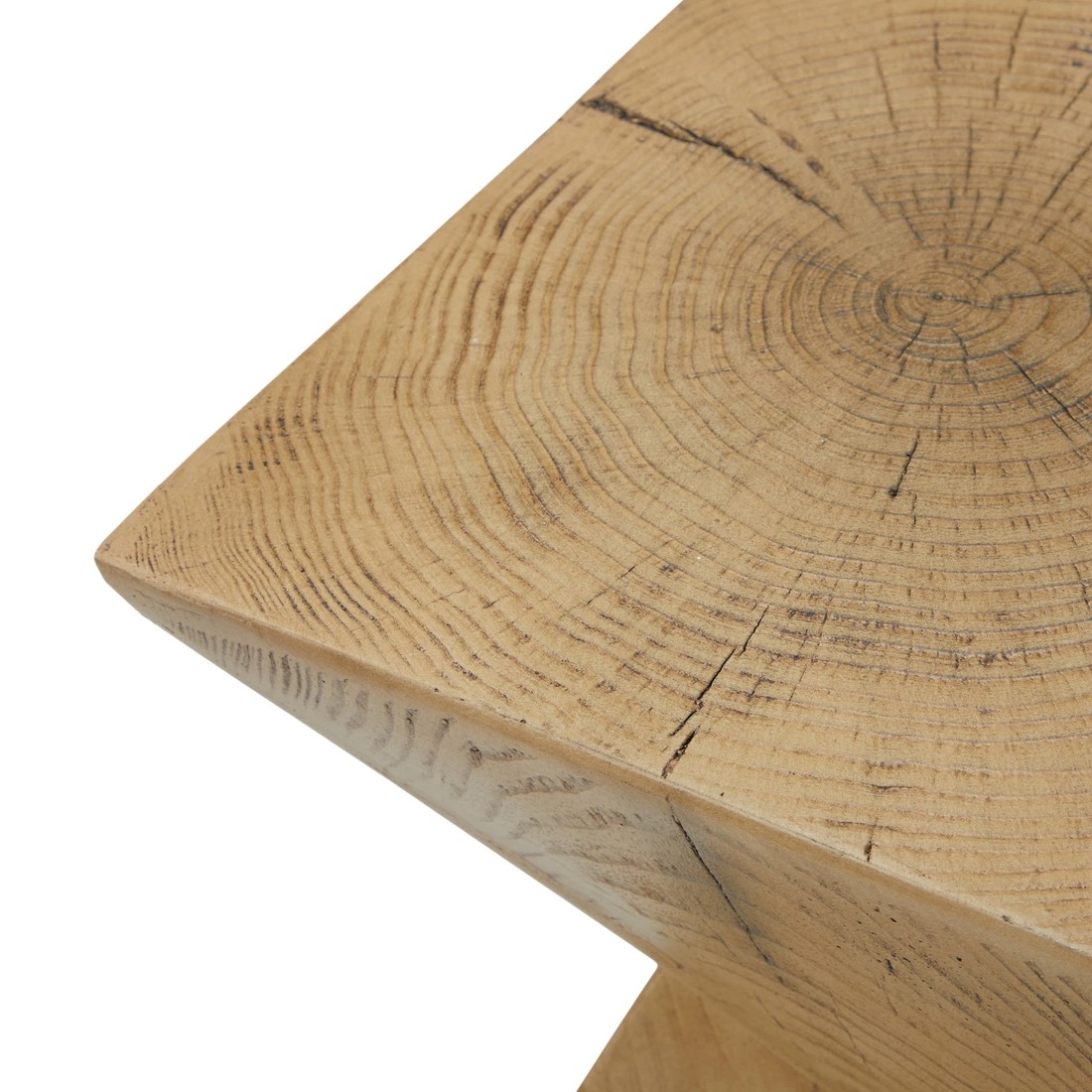 7 Oikiture Side Table Coffee Bedside End Stool Stand Magnesium Cement Outdoor
 - Natural, 7 of 10