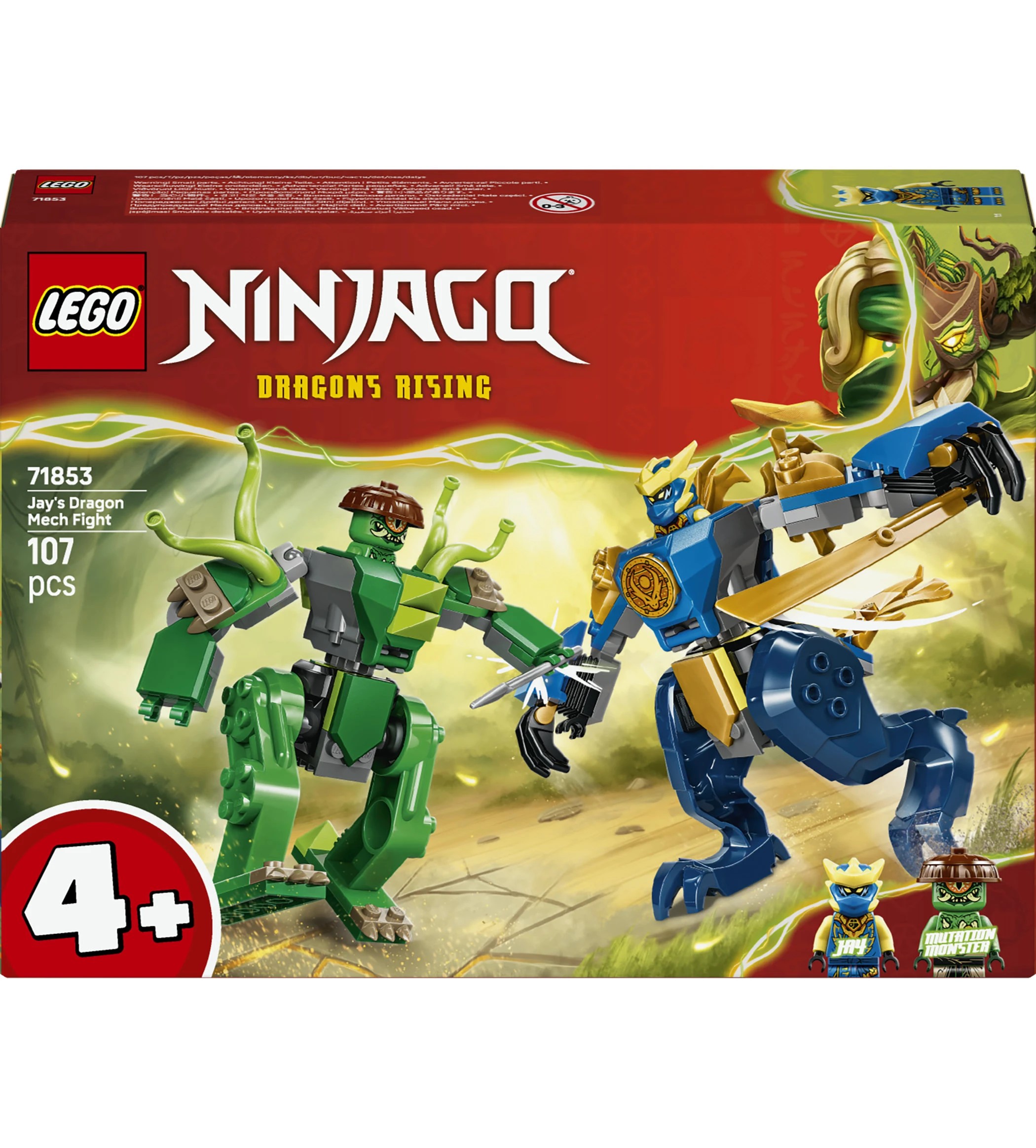 1 LEGO Ninjago Jay's Dragon Mech Fight 71853, 1 of 10