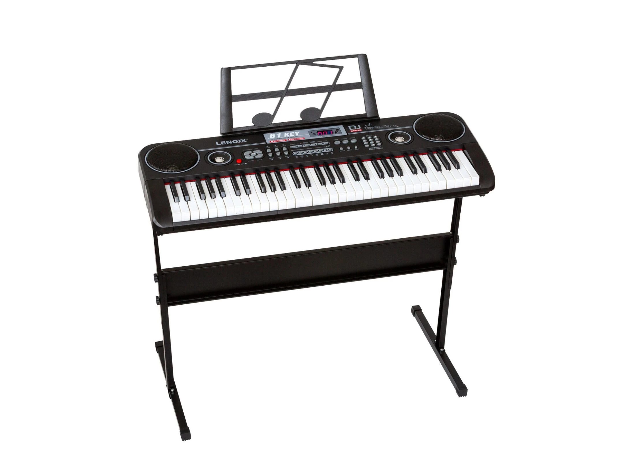 2 Lenoxx 61 Key Electronic Learning Piano Keyboard, 2 of 3